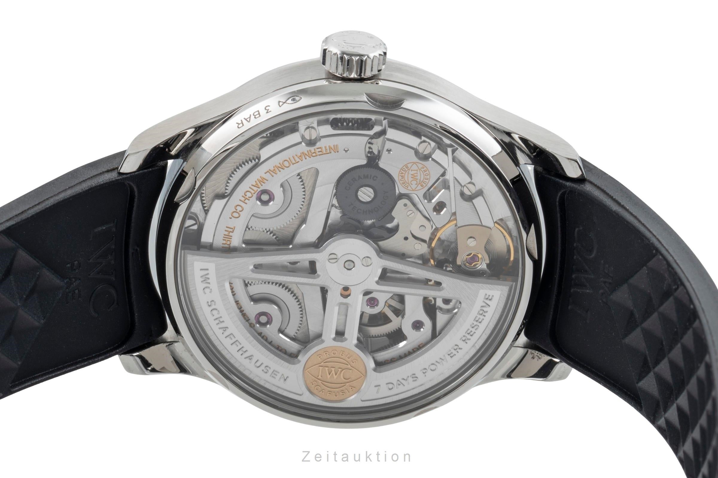 IWC Portugieser acero automático reloj para caballeros IW500705 LP: 14000EUR  [2603123]