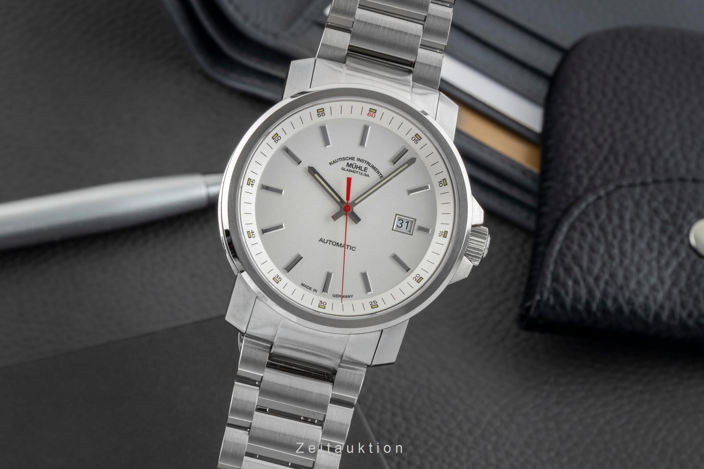 Mühle 29er Big acero automático reloj para caballeros M1-25-31-MB LP: 1750EUR  [2603126]