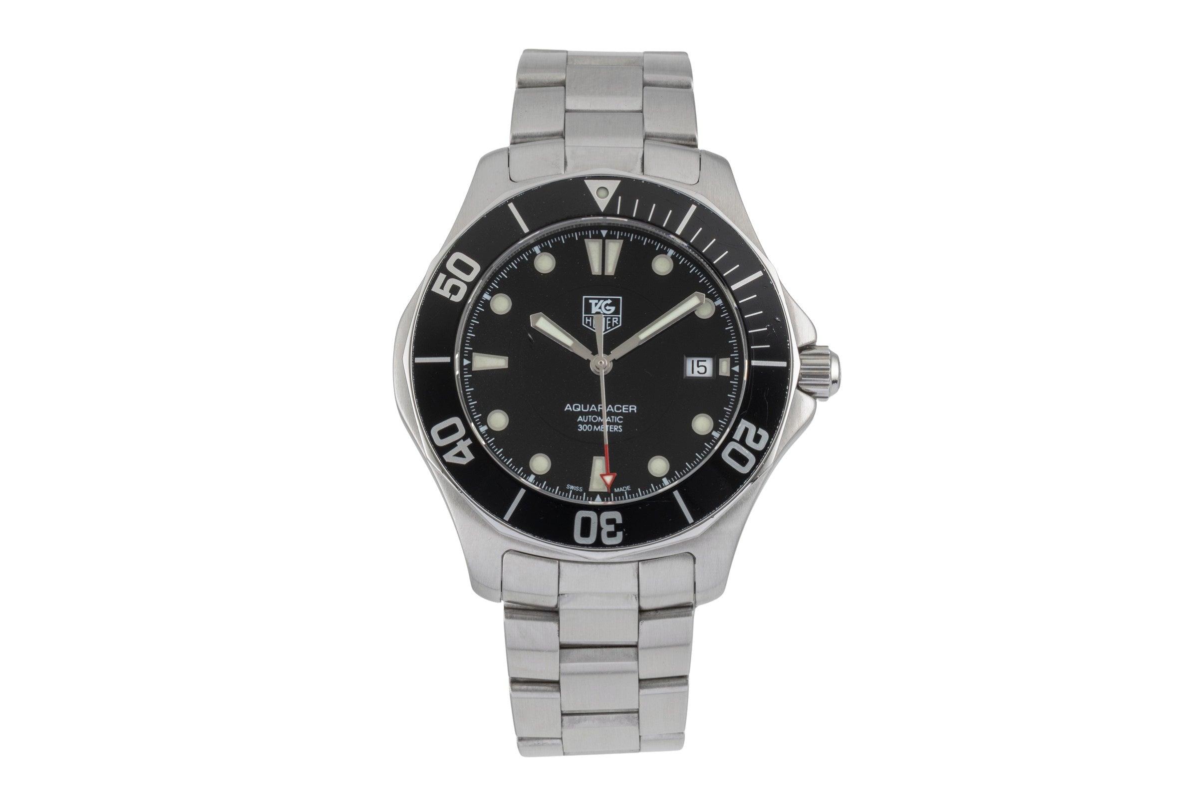 Tag Heuer Aquaracer steel automatic men's watch WAB2010 LP: 4550EUR  [2603127]
