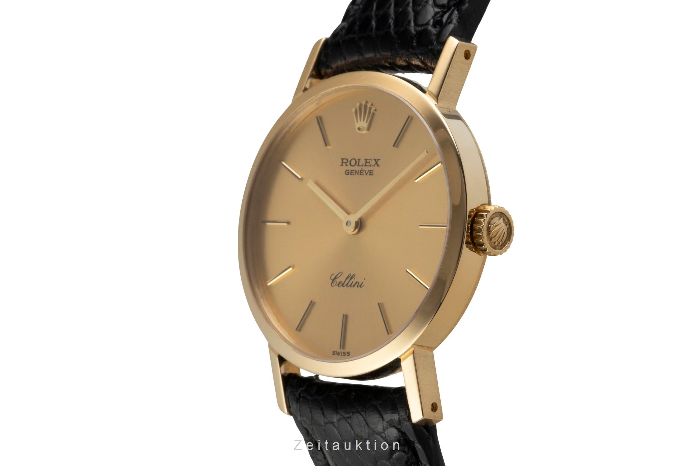 Rolex Cellini oro 18 ct carica manuale orologio da donna 4109/8  [2603128]