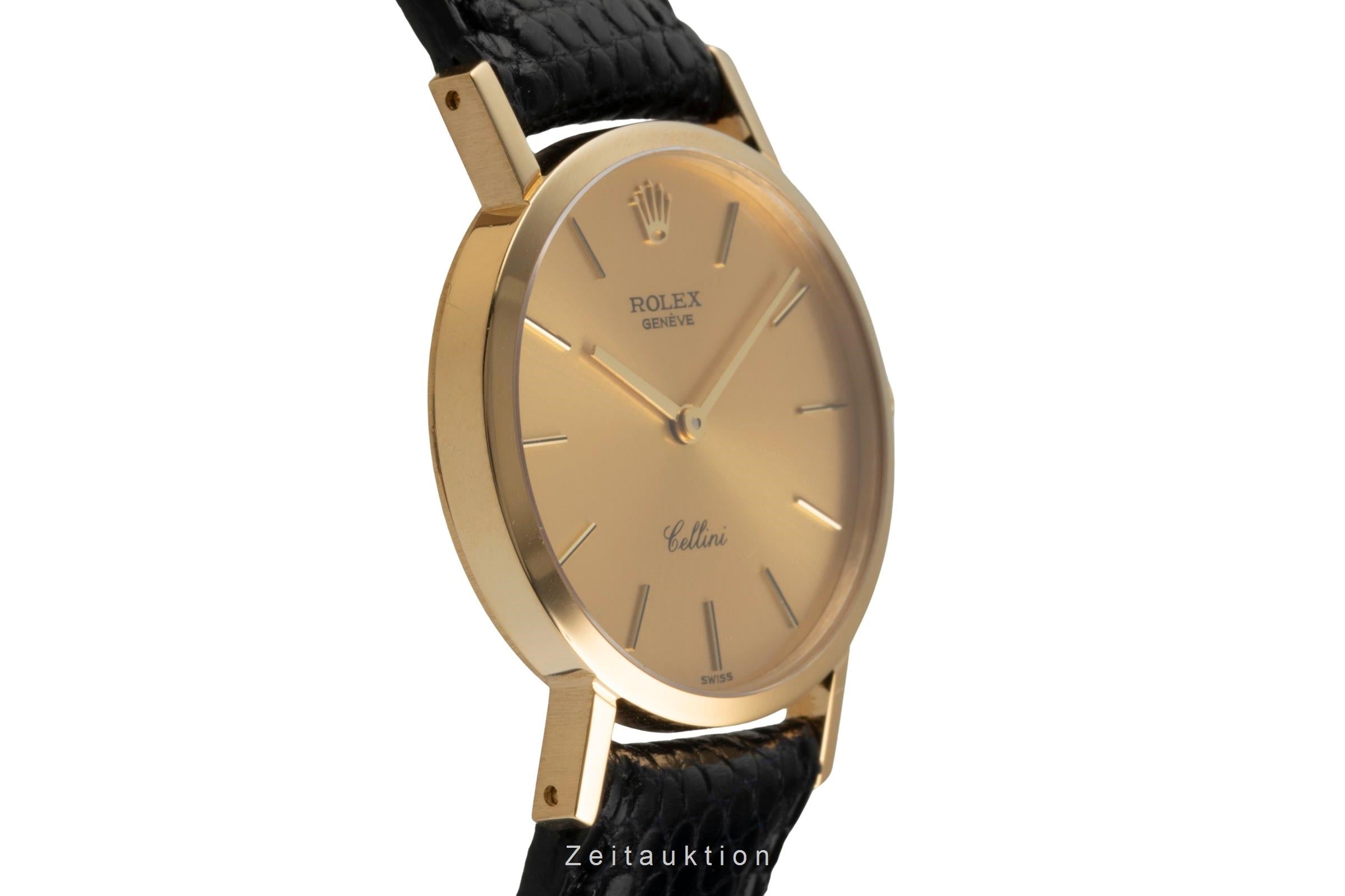 Rolex Cellini oro 18 ct carica manuale orologio da donna 4109/8  [2603128]