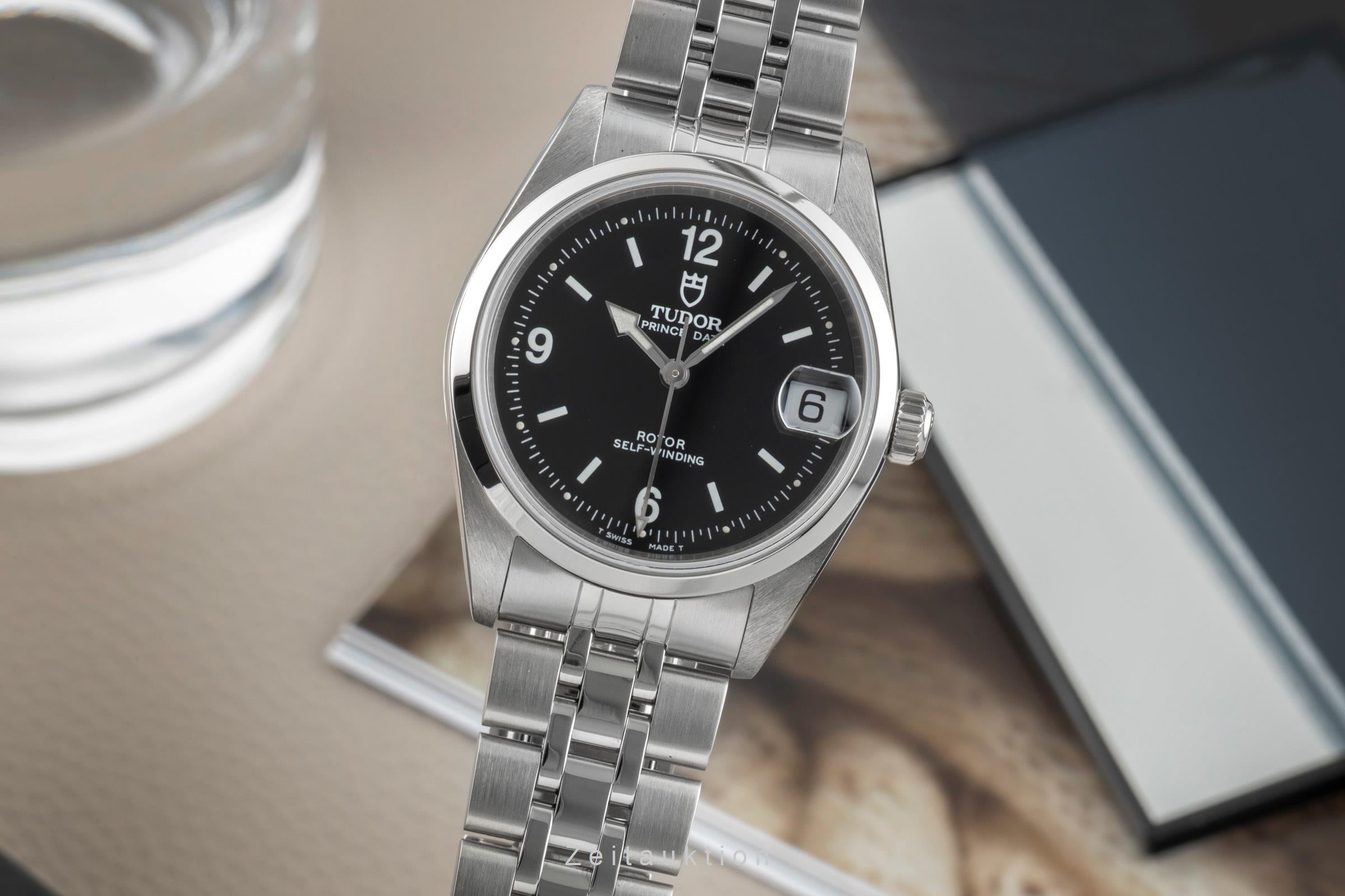 Tudor Prince Date acero automático unisex 72000  [2603129]