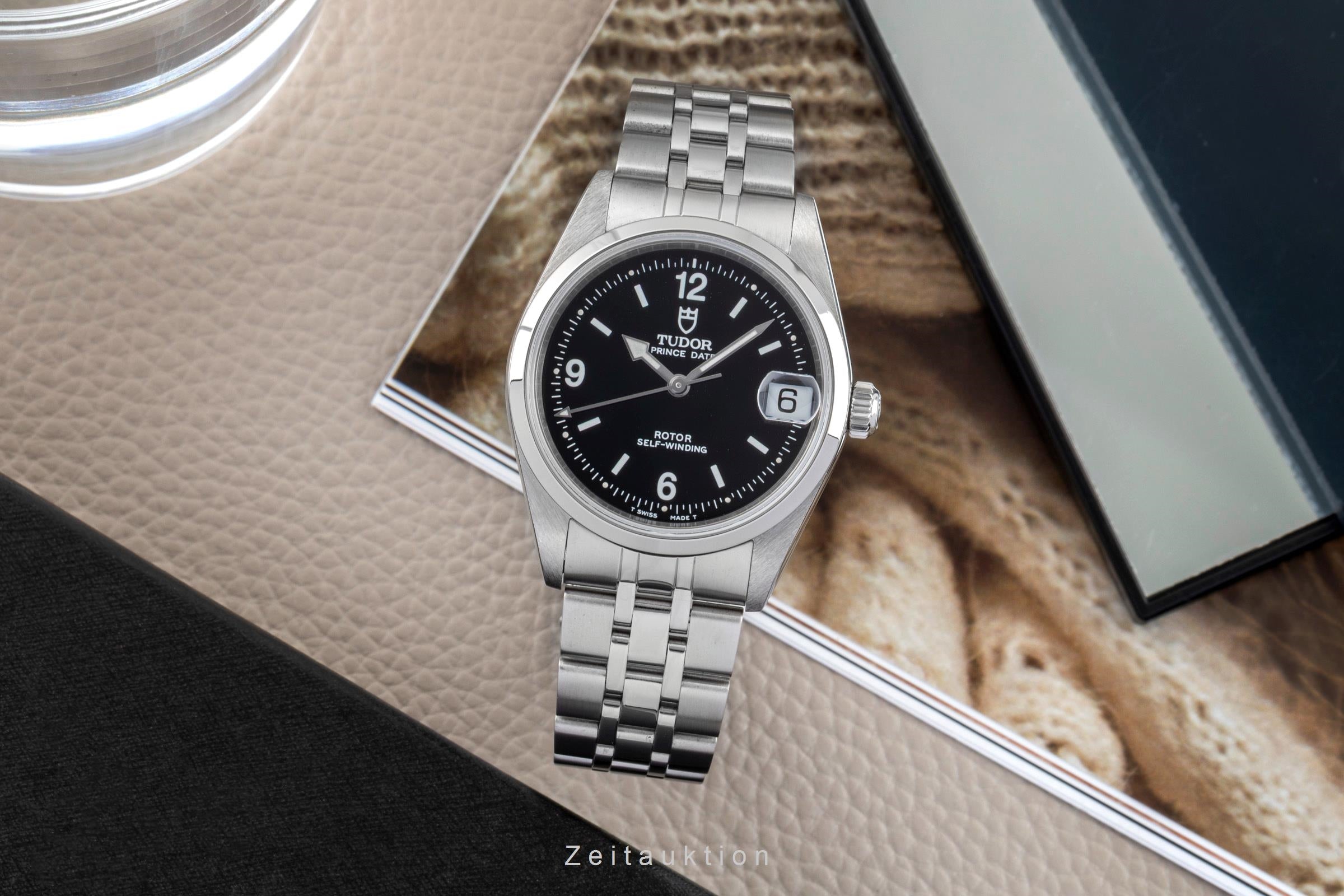 Tudor Prince Date acero automático unisex 72000  [2603129]