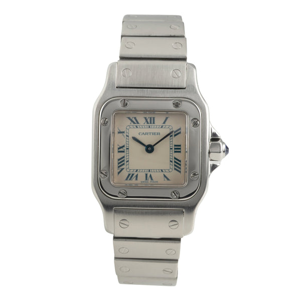 Cartier Santos acciaio quarzo orologio da donna W20017D6  [2603130]