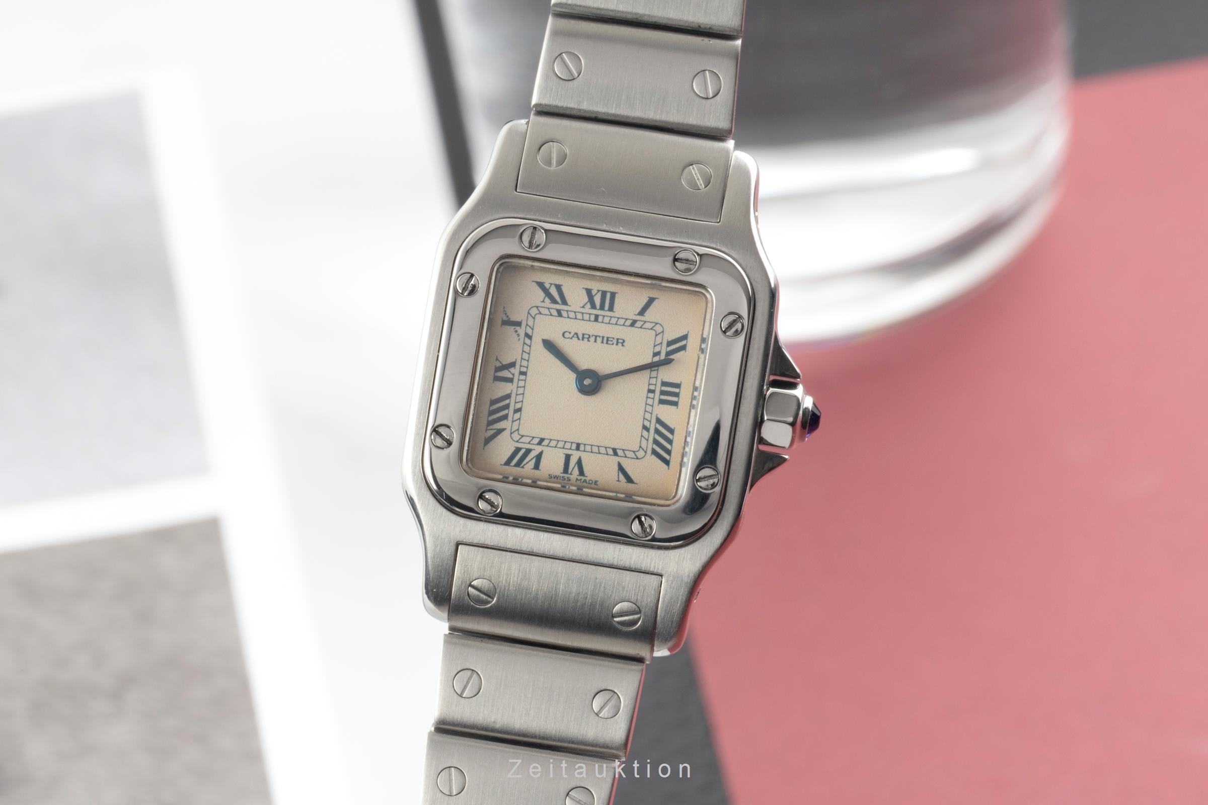 Cartier Santos acciaio quarzo orologio da donna W20017D6  [2603130]