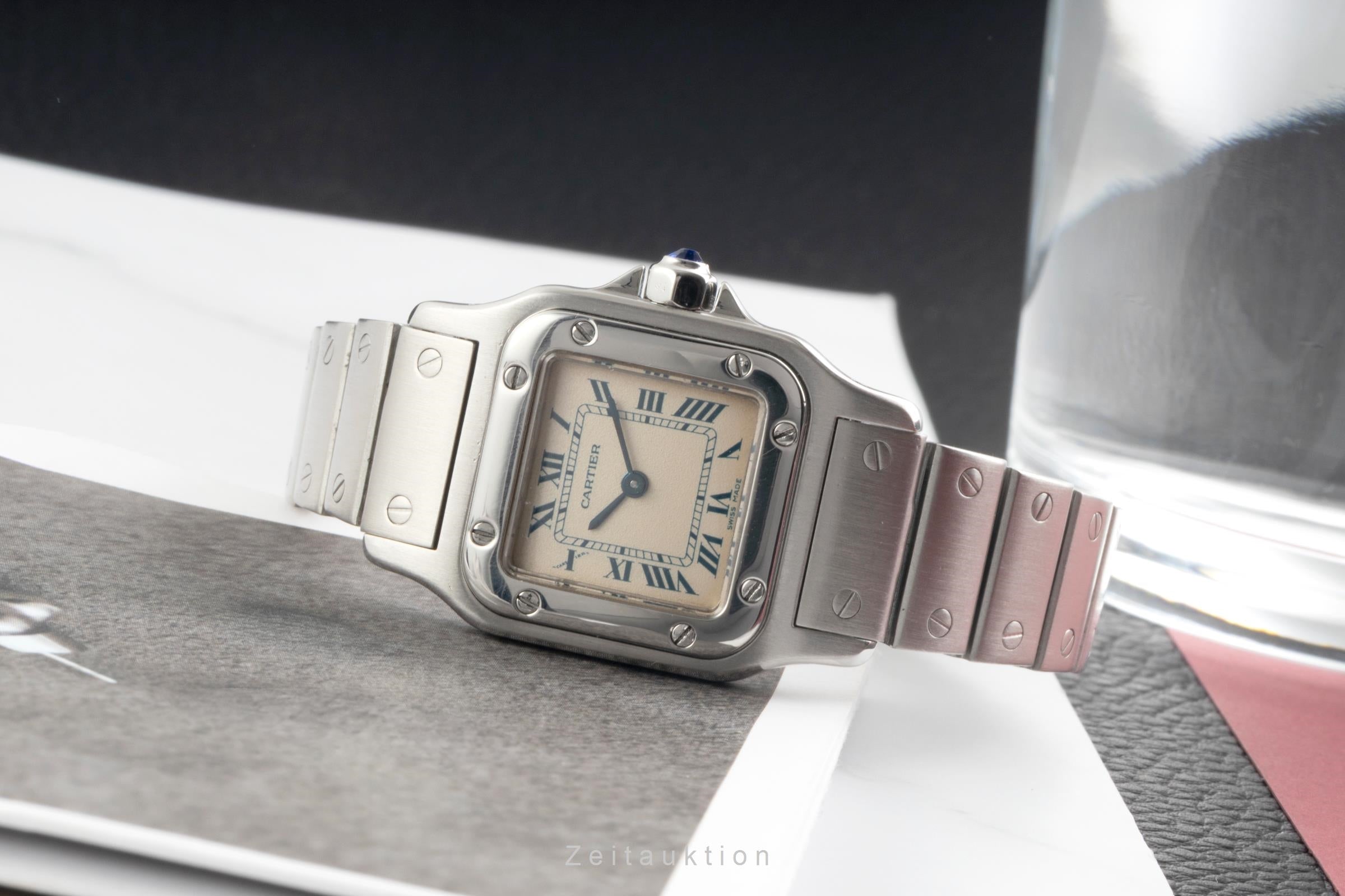 Cartier Santos acciaio quarzo orologio da donna W20017D6  [2603130]
