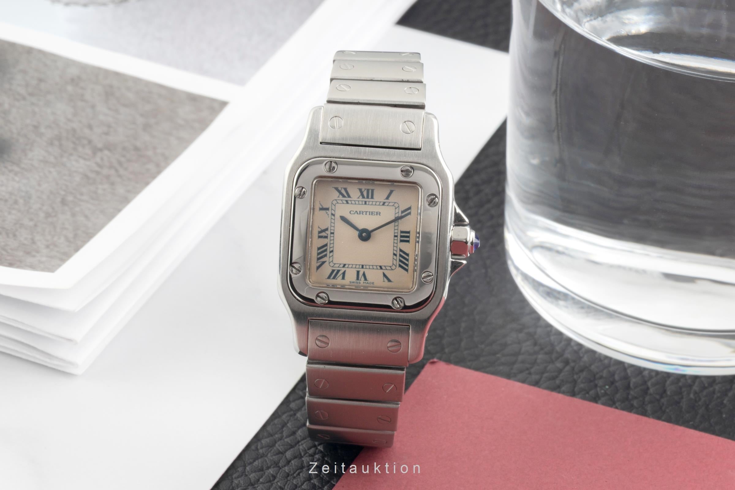 Cartier Santos acciaio quarzo orologio da donna W20017D6  [2603130]