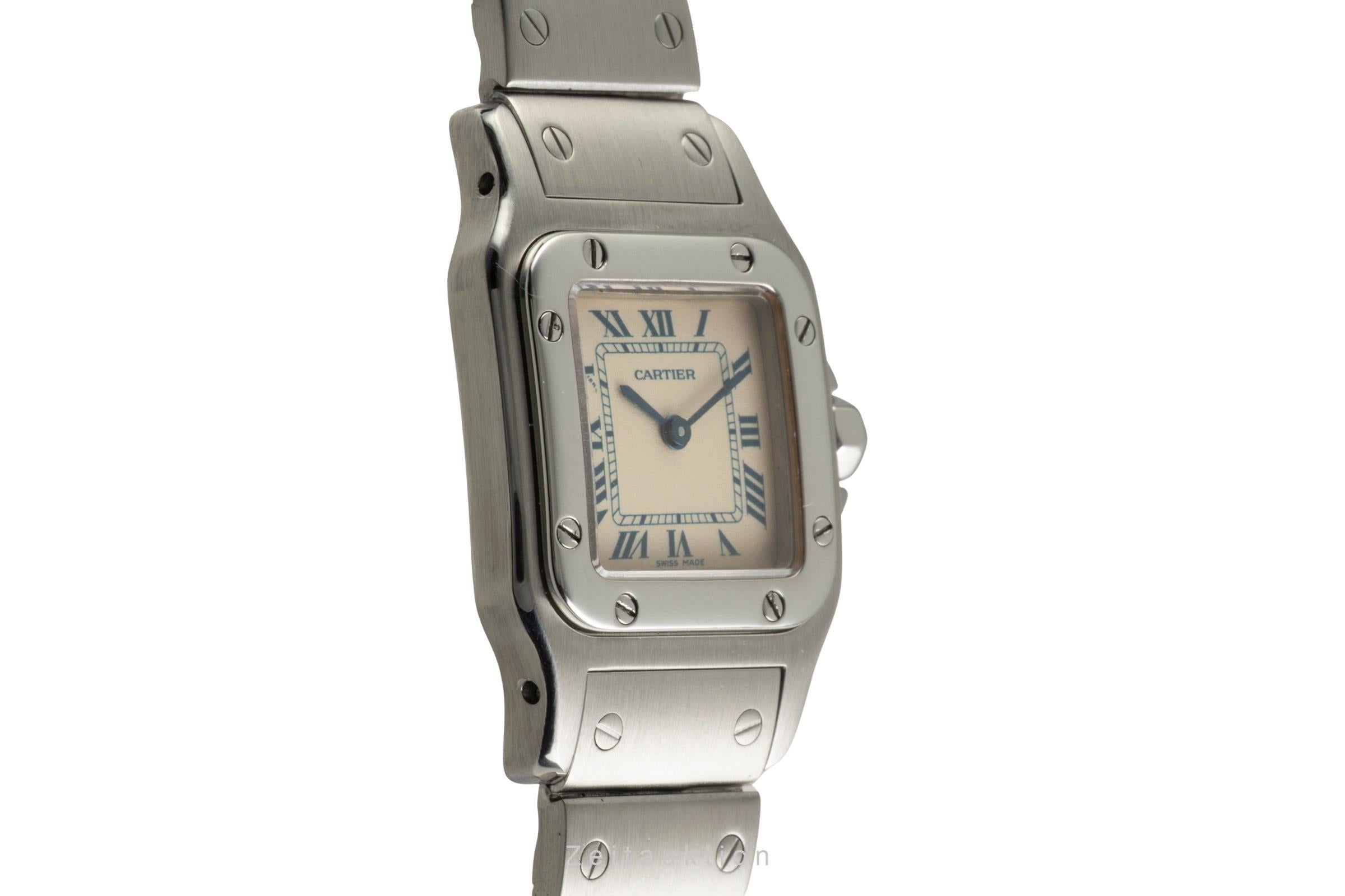 Cartier Santos acciaio quarzo orologio da donna W20017D6  [2603130]