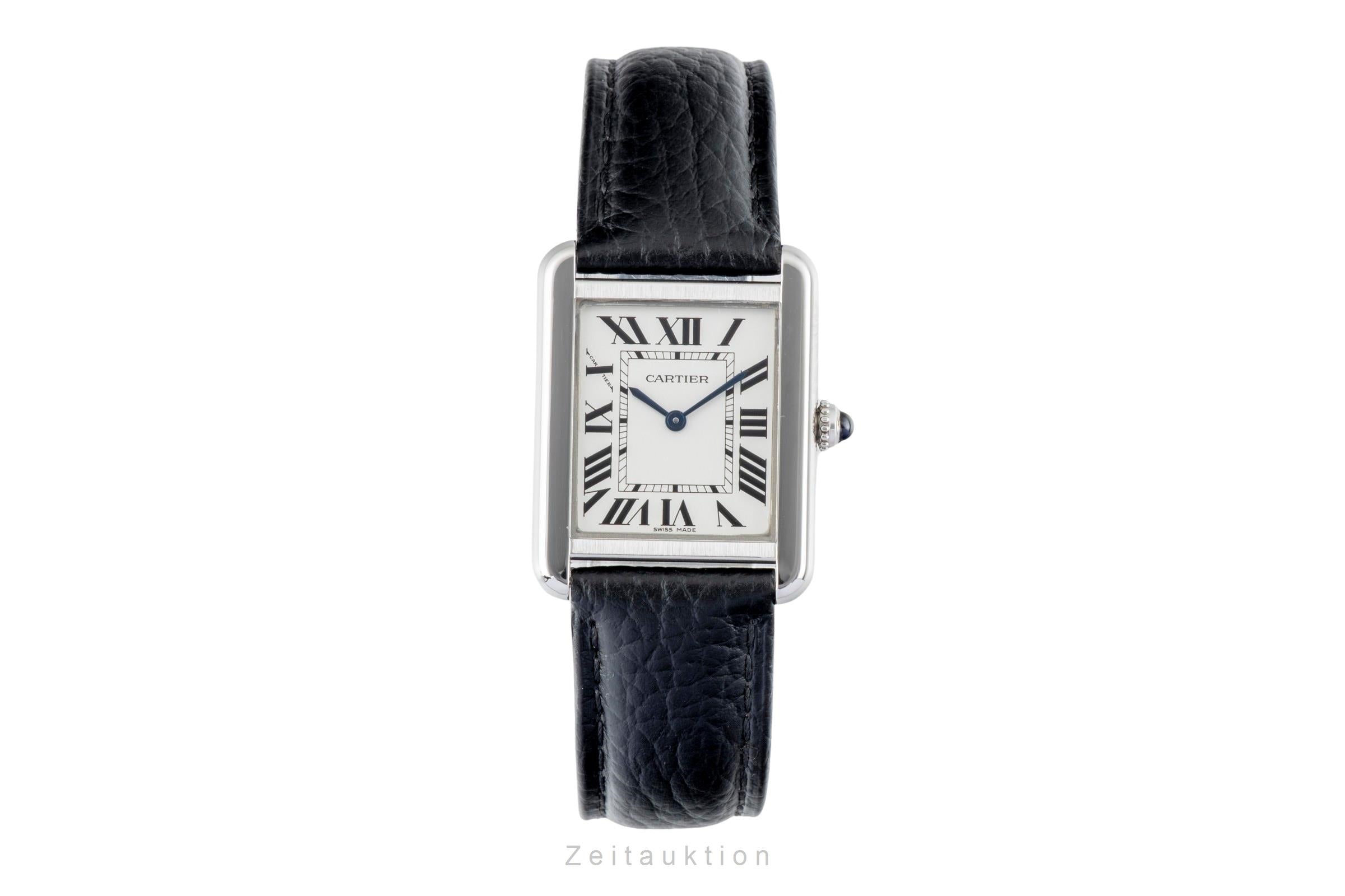 Cartier Tank acero cuarzo reloj para damas  WSTA0030  [2603131]