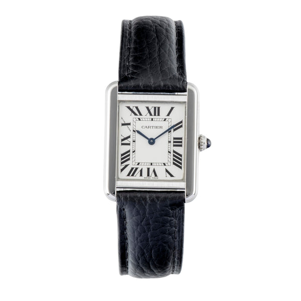 Cartier Tank acero cuarzo reloj para damas  WSTA0030  [2603131]