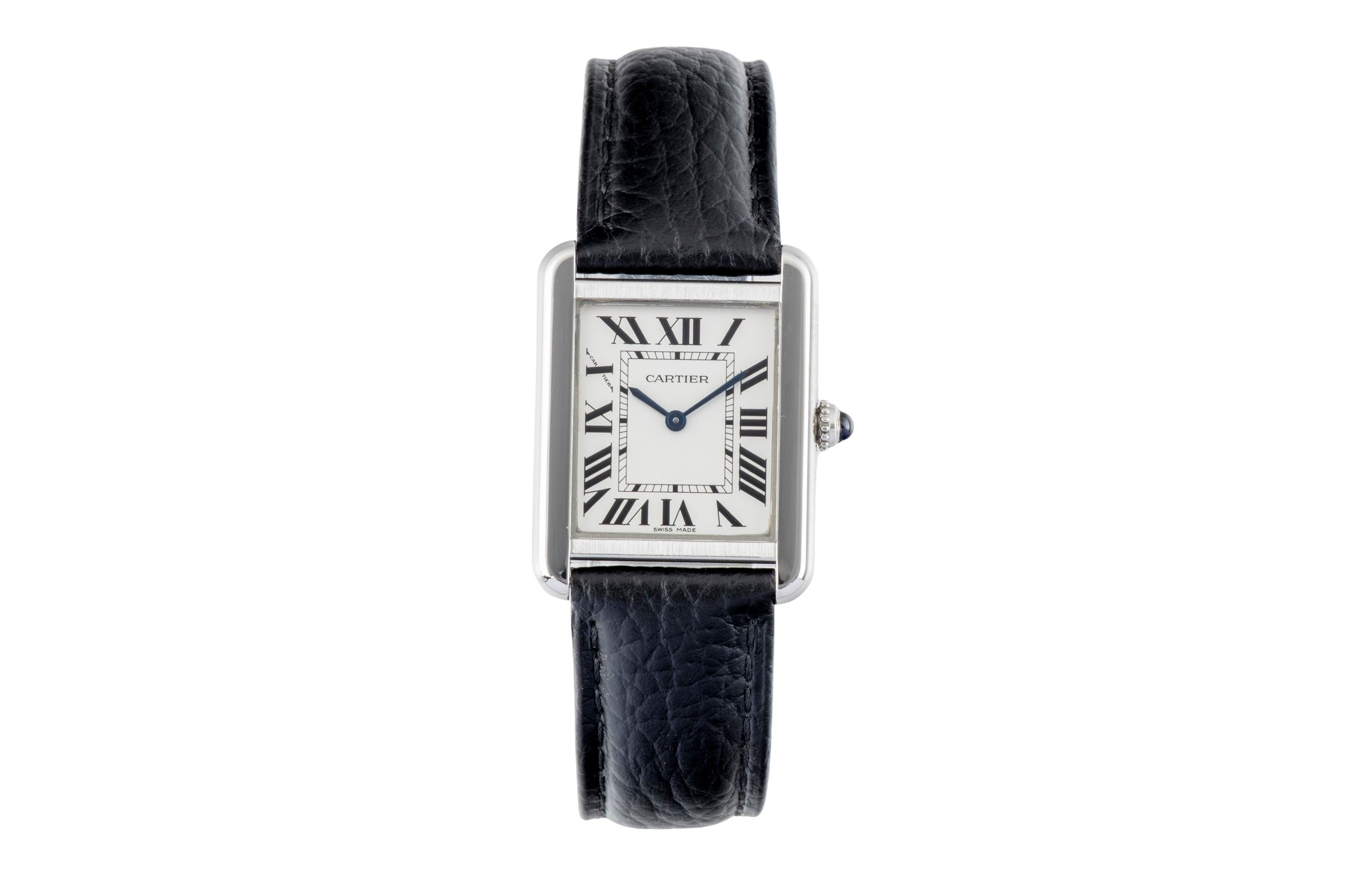 Cartier Tank Solo Edelstahl Quarz Unisex Ref. WSTA0030 Papiere  [2603131]