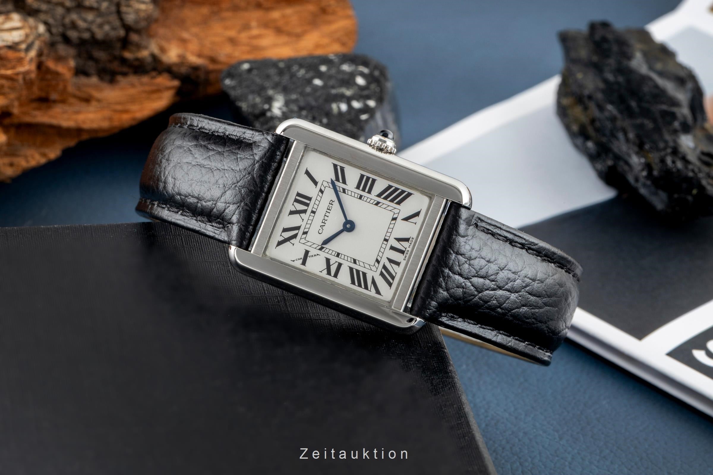 Cartier Tank acero cuarzo reloj para damas  WSTA0030  [2603131]