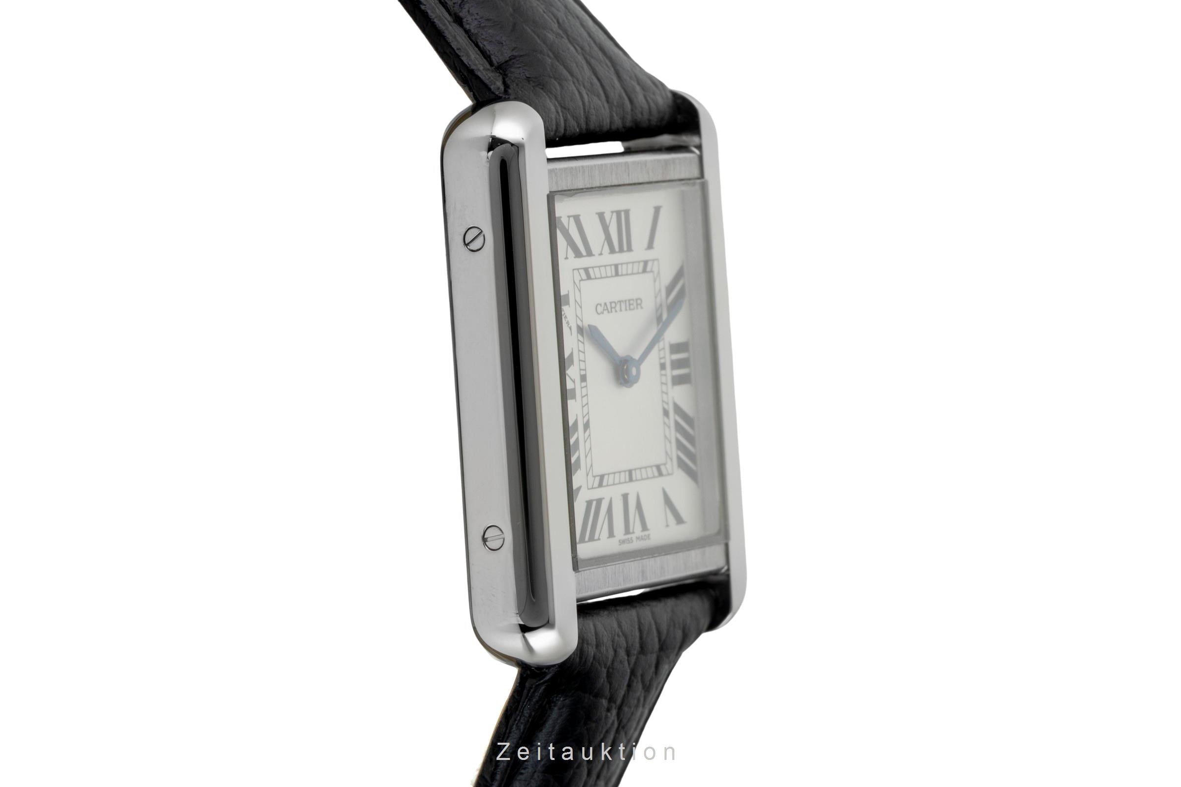 Cartier Tank acero cuarzo reloj para damas  WSTA0030  [2603131]