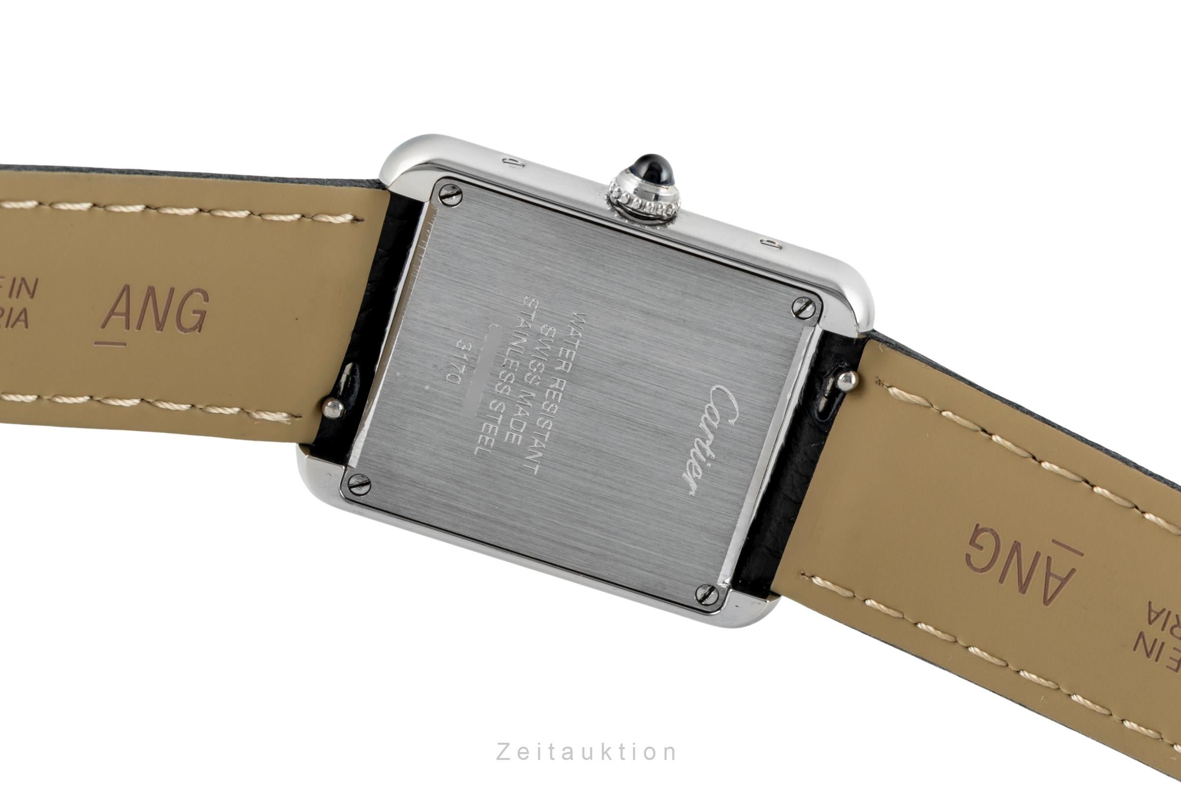 Cartier Tank acero cuarzo reloj para damas  WSTA0030  [2603131]