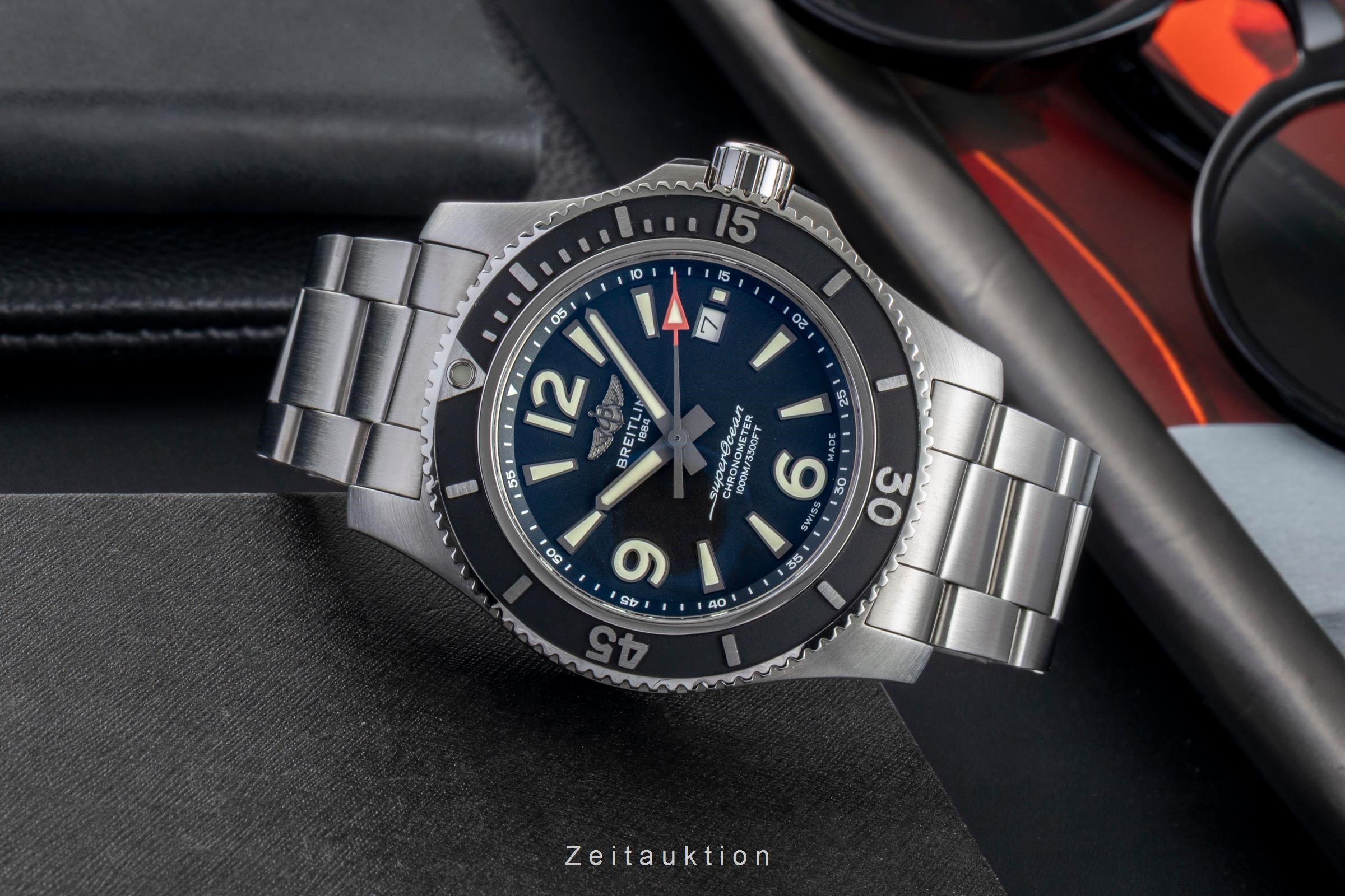 Breitling Superocean steel automatic men's watch A17367D71B1A1  [2603138]