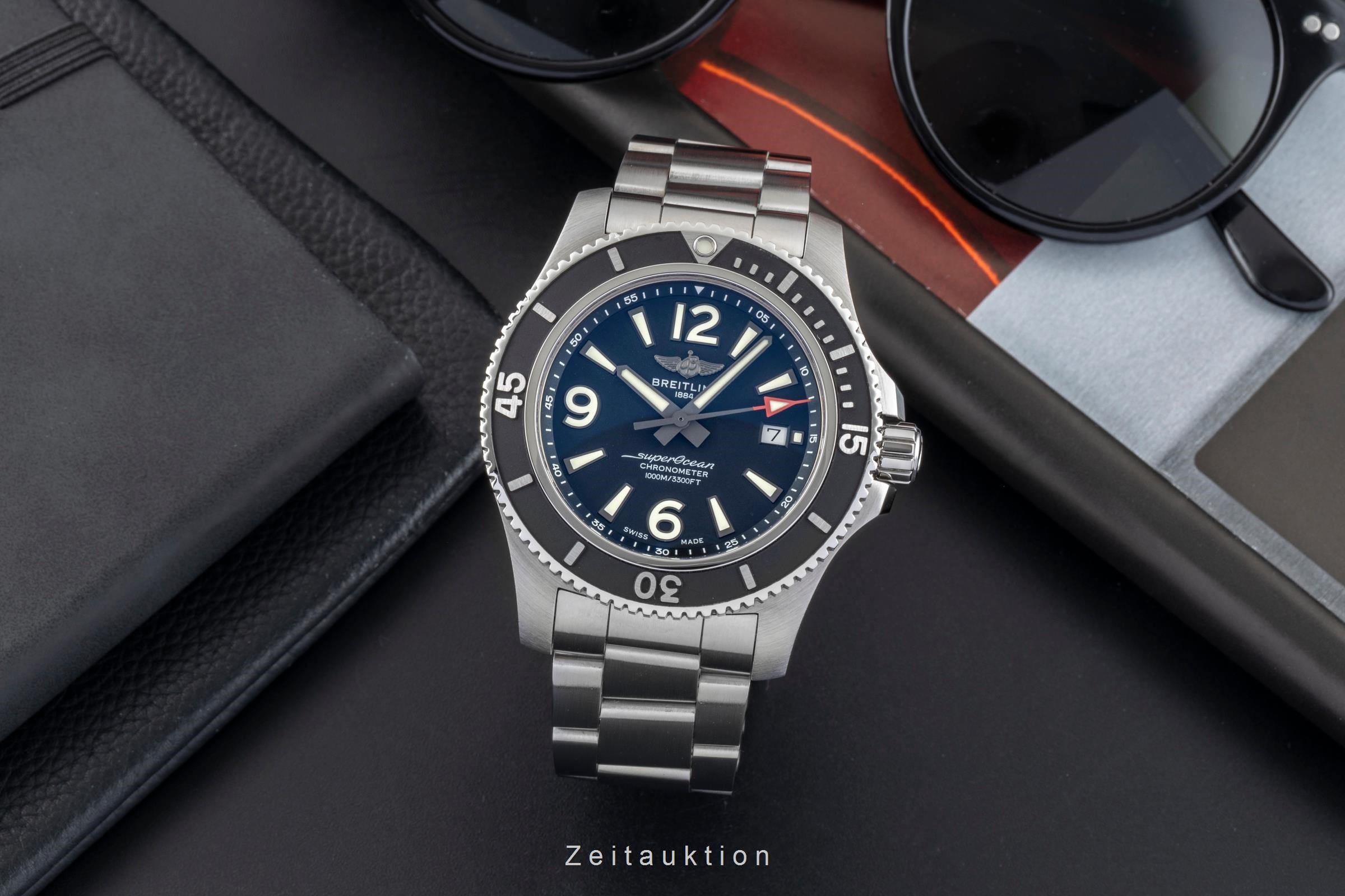 Breitling Superocean steel automatic men's watch A17367D71B1A1  [2603138]