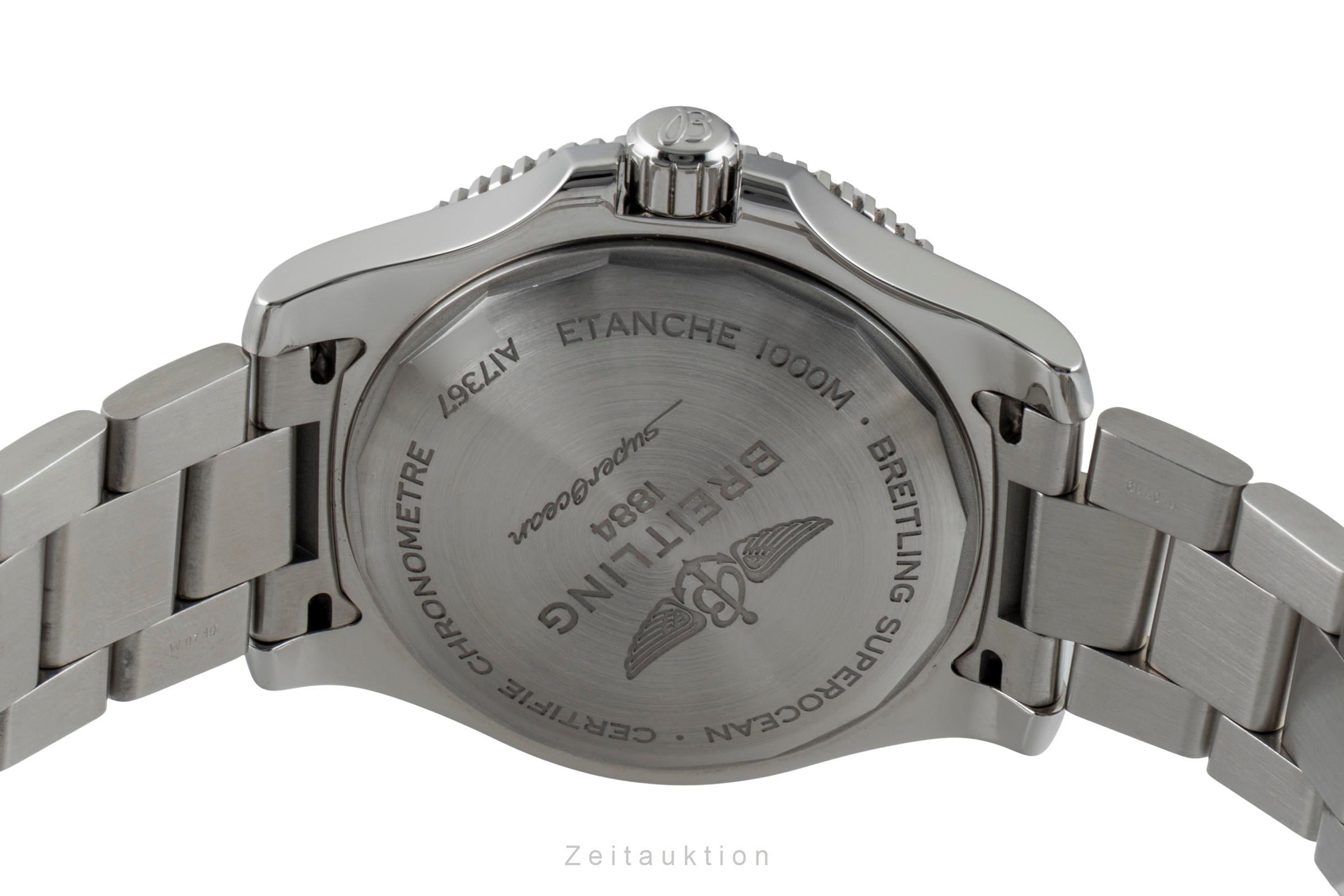 Breitling Superocean steel automatic men's watch A17367D71B1A1  [2603138]