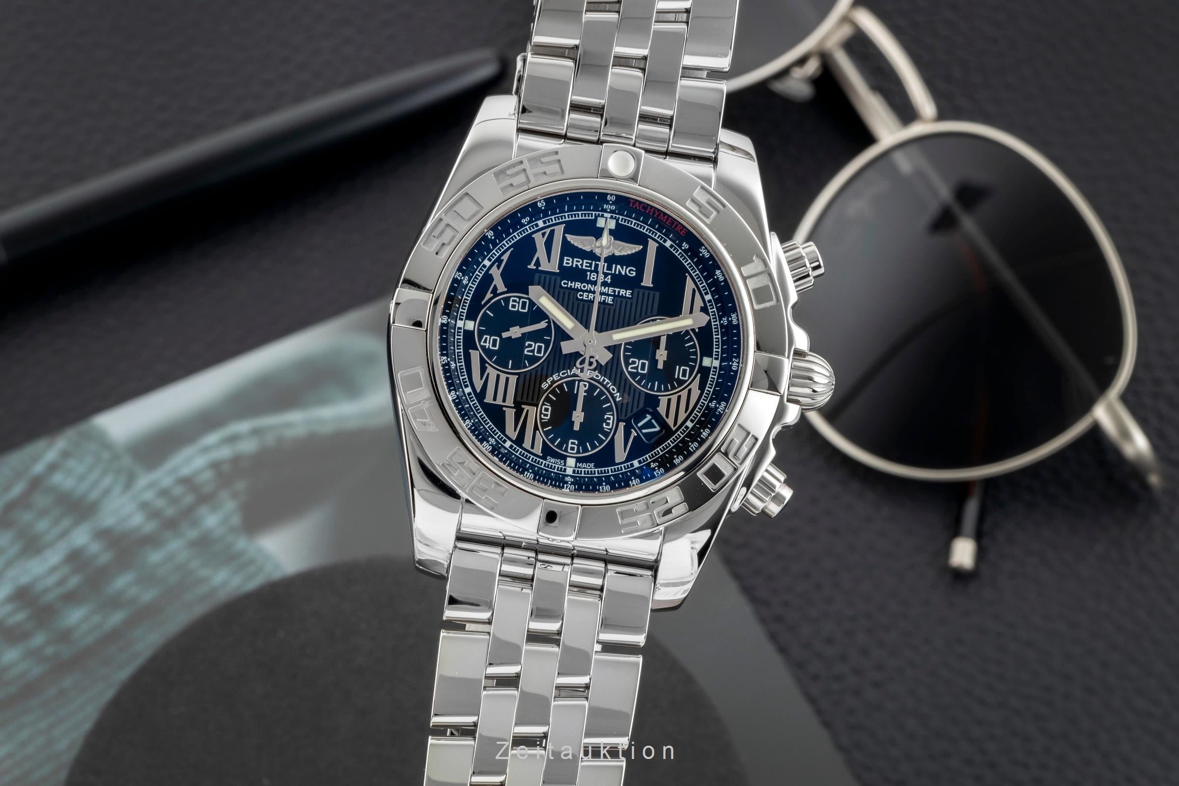 Breitling Chronomat 44 cronografo acciaio automatismo orologio da uomo AB011012/BD89  [2603140]