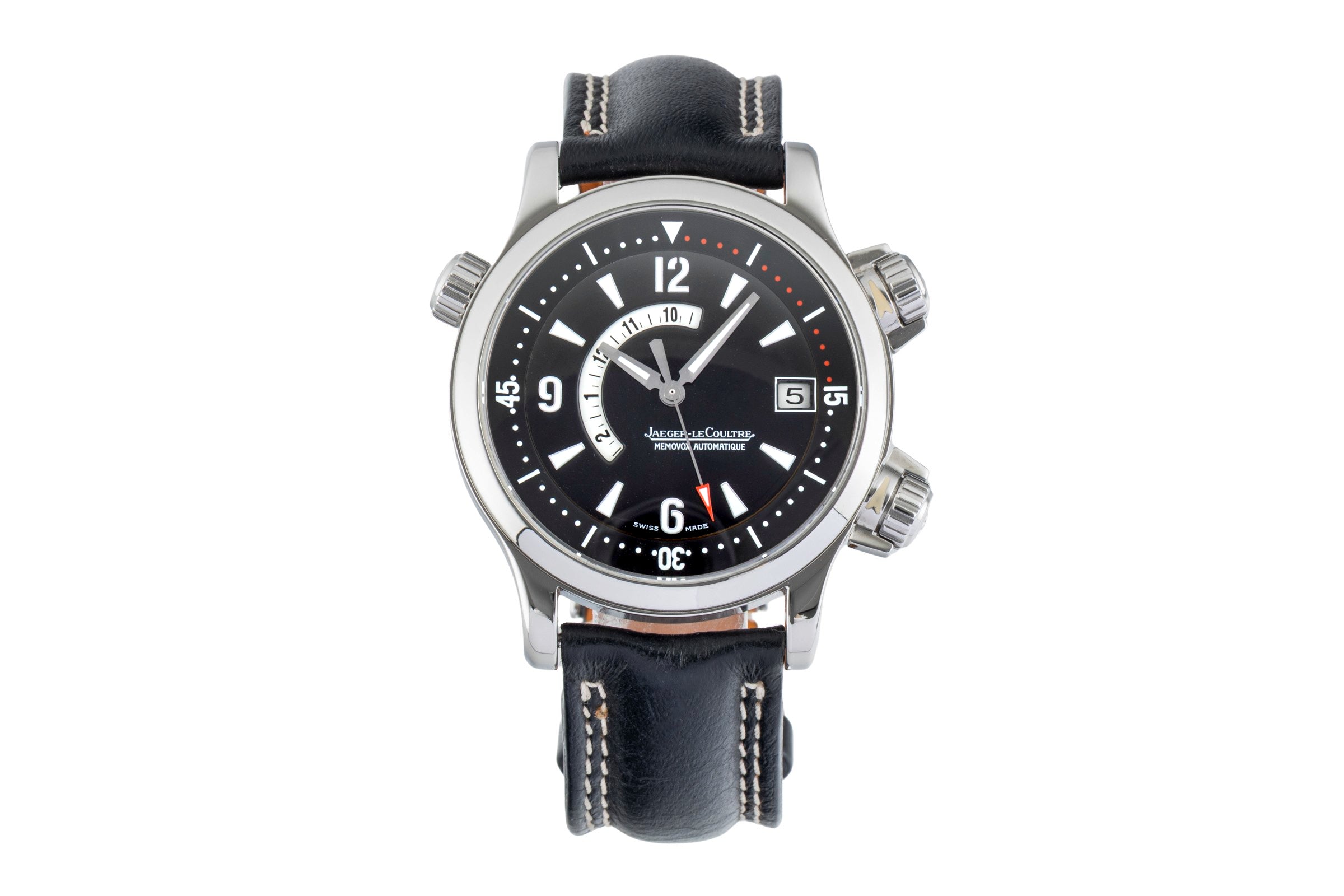 Jaeger LeCoultre Memovox steel automatic men's watch Q1708470,  146.8.97  [2603145]