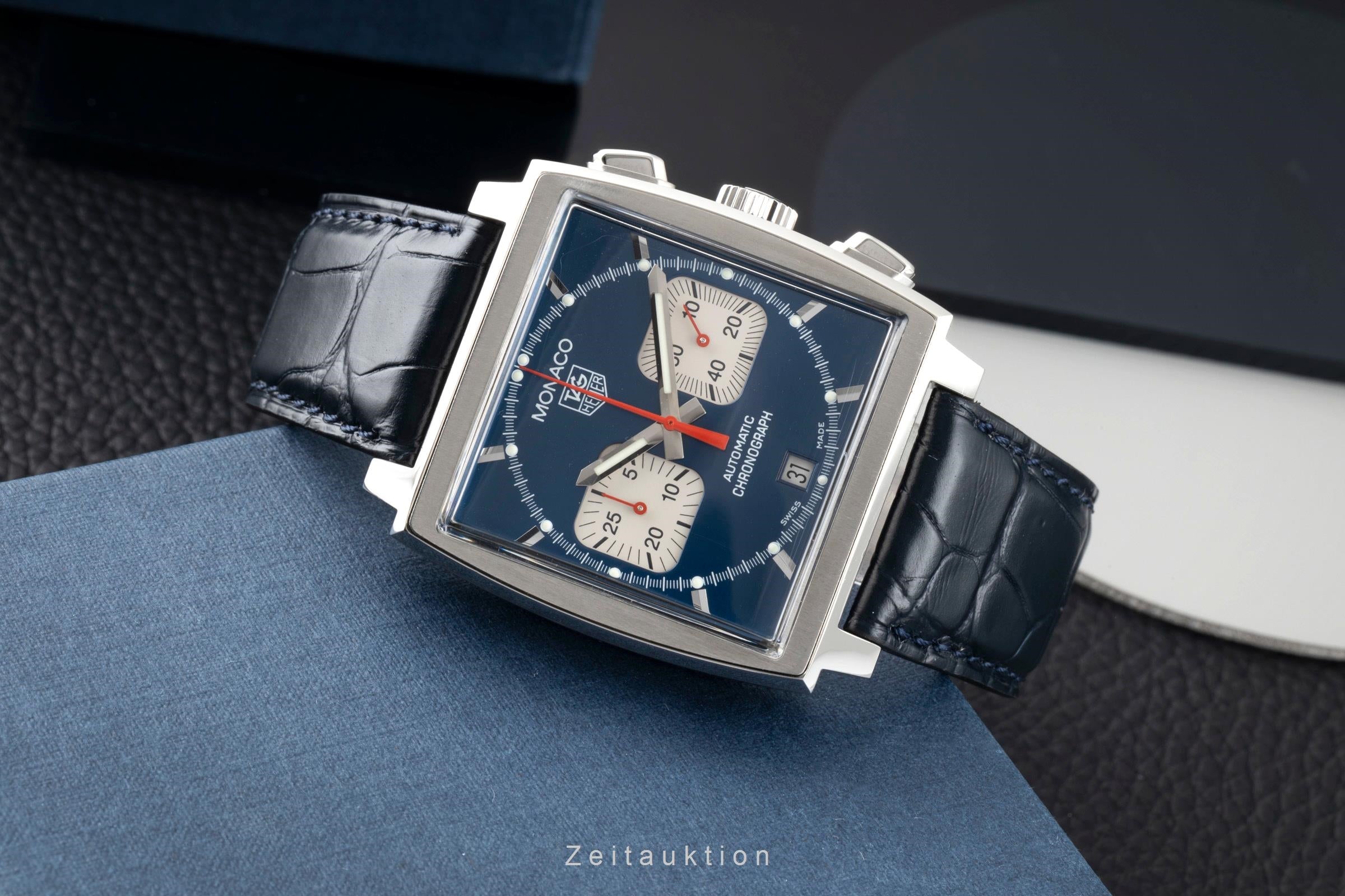 Tag Heuer Monaco chronograph steel automatic men's watch CW2113-0  [2603148]