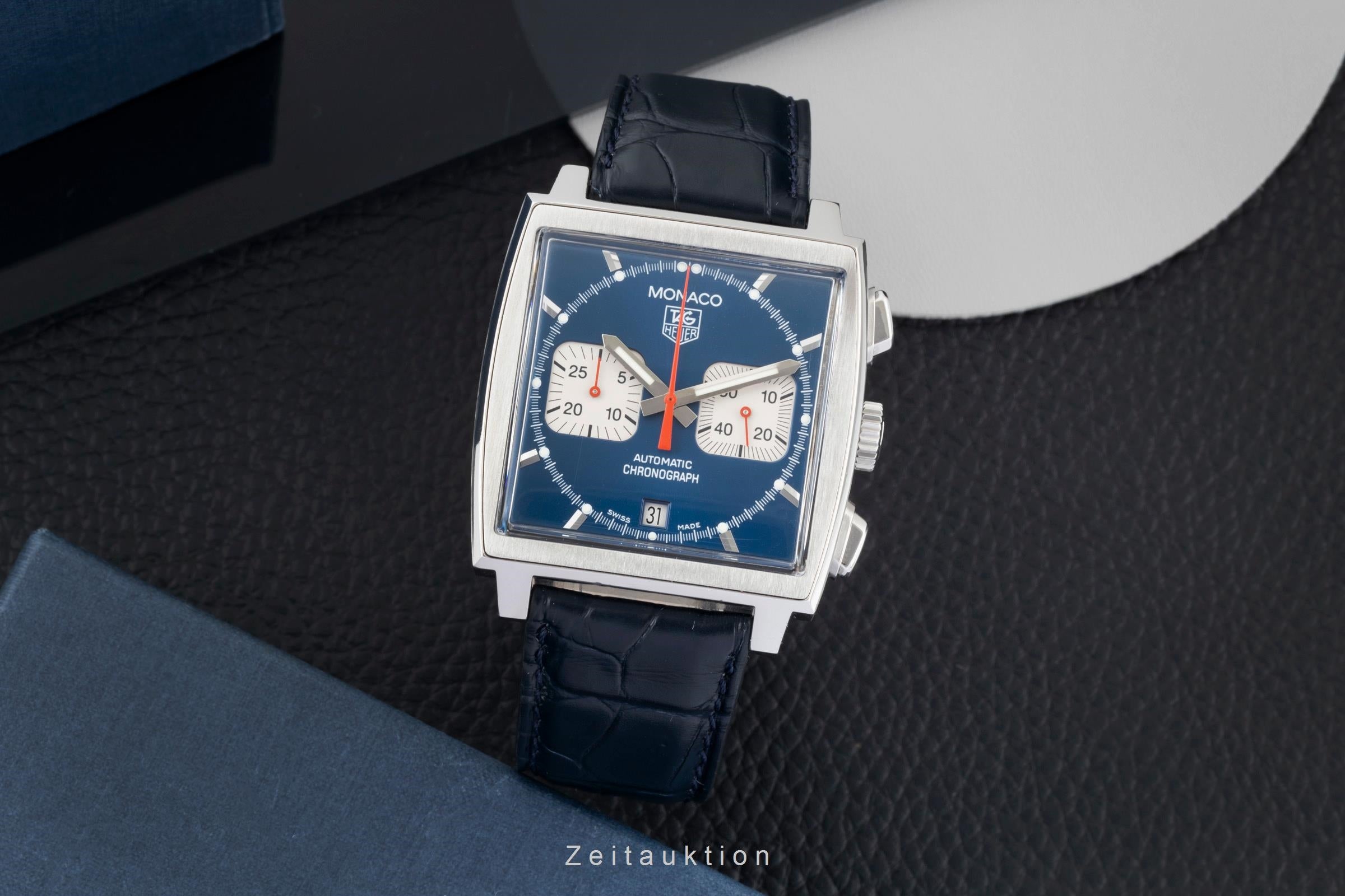 Tag Heuer Monaco chronograph steel automatic men's watch CW2113-0  [2603148]
