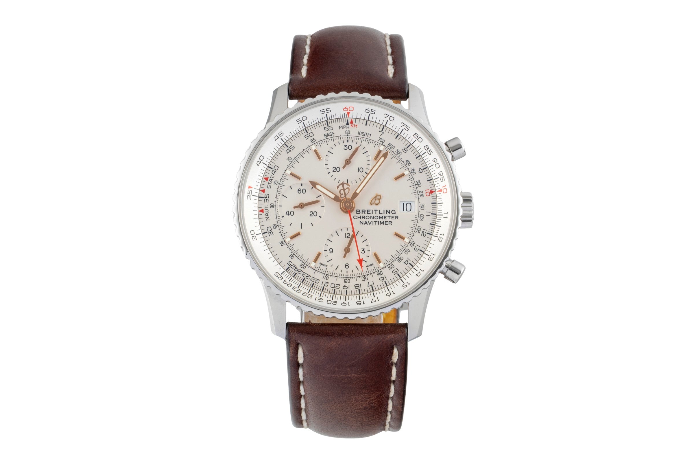 Breitling Navitimer chronograph steel automatic men's watch A13324  [2603149]
