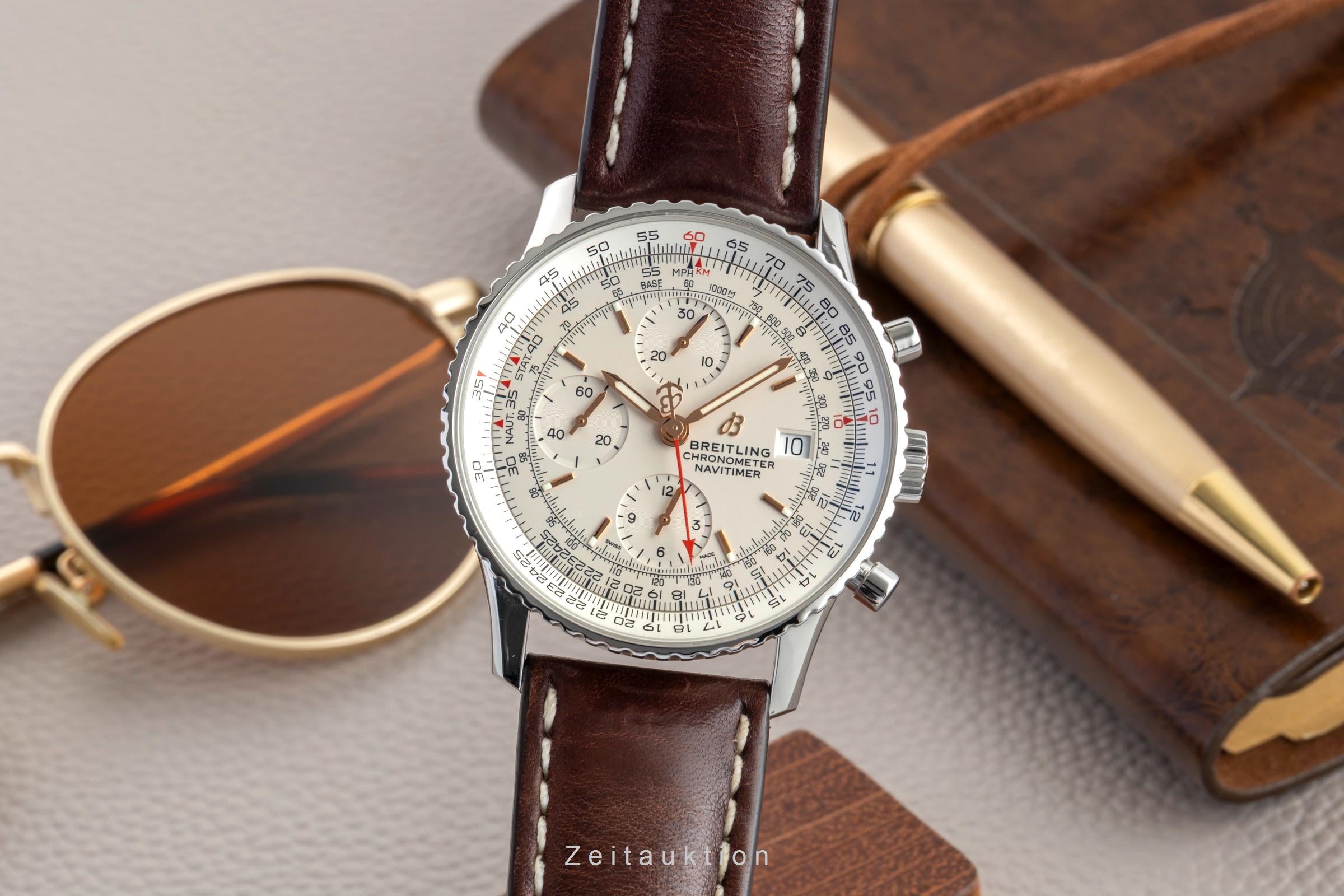 Breitling Navitimer chronograph steel automatic men's watch A13324  [2603149]