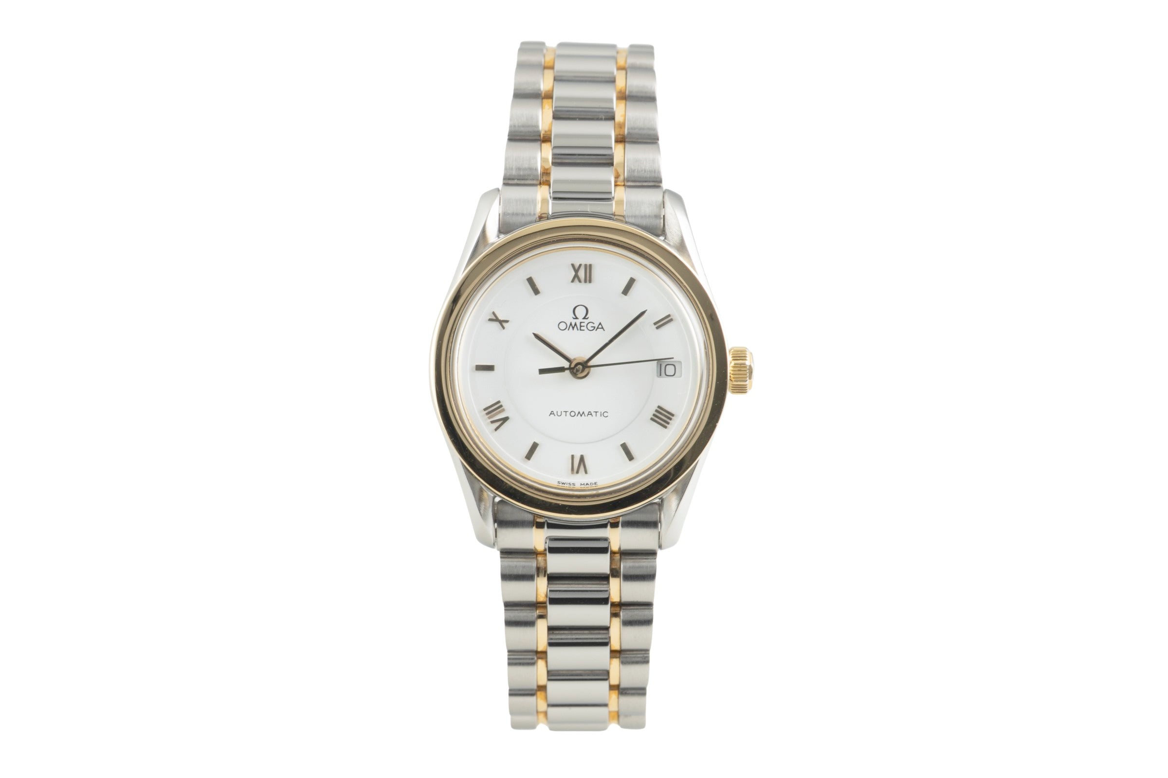 Omega Classic acciaio / oro automatismo orologio da donna 566.0285,  766.0885  [2603151]