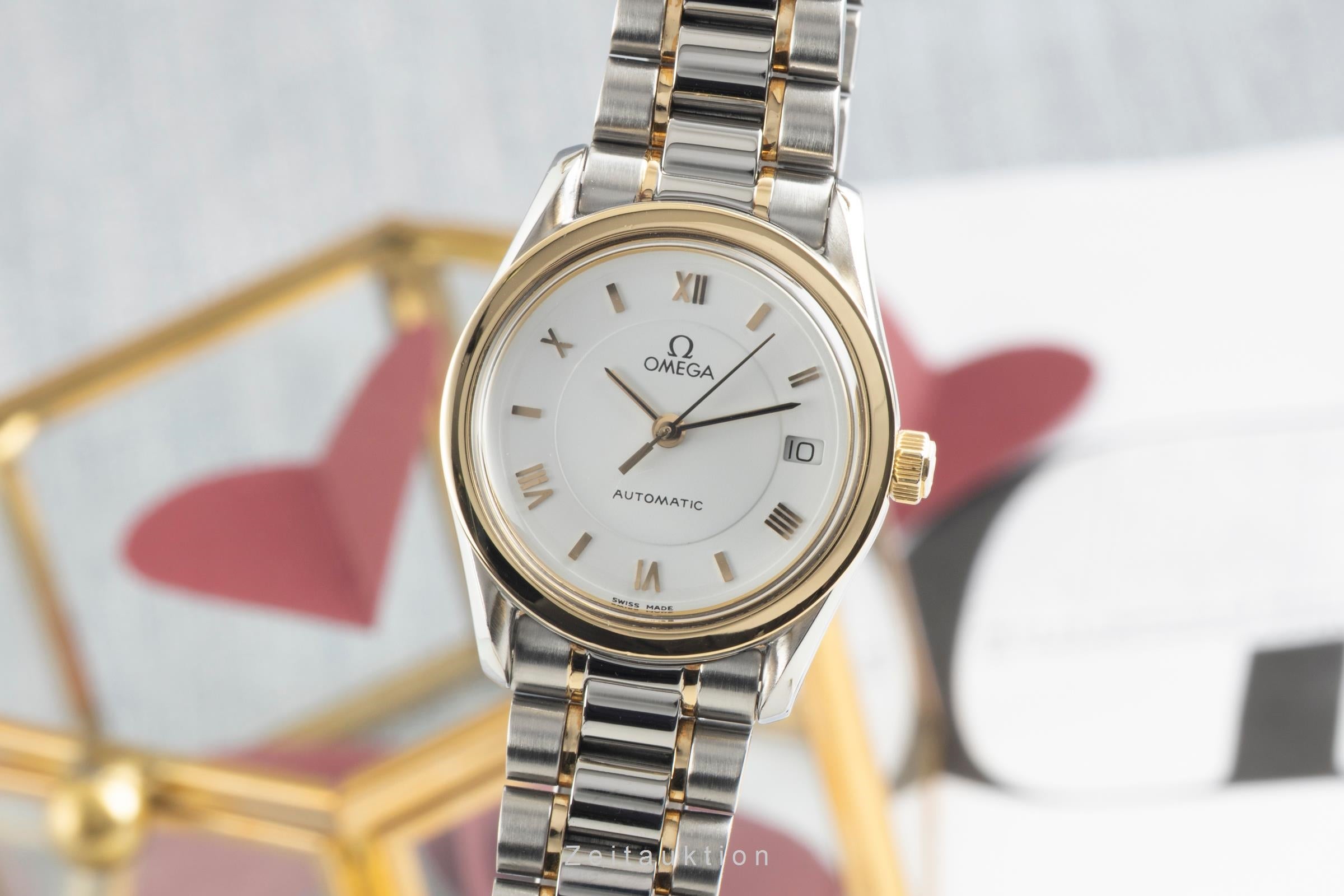 Omega Classic acciaio / oro automatismo orologio da donna 566.0285,  766.0885  [2603151]