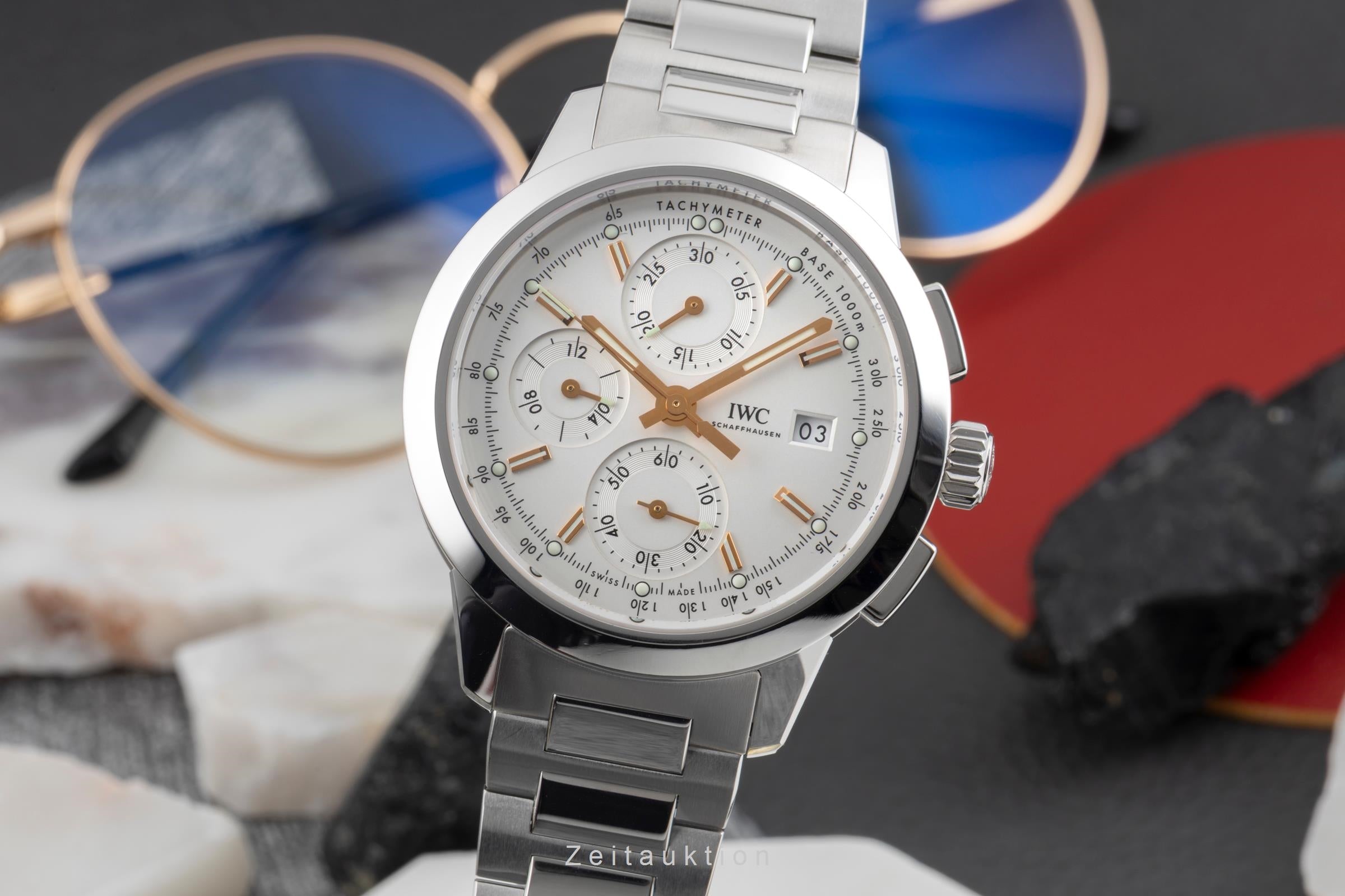 IWC Ingenieur cronografo acciaio automatismo orologio da uomo IW380801  [2603157]