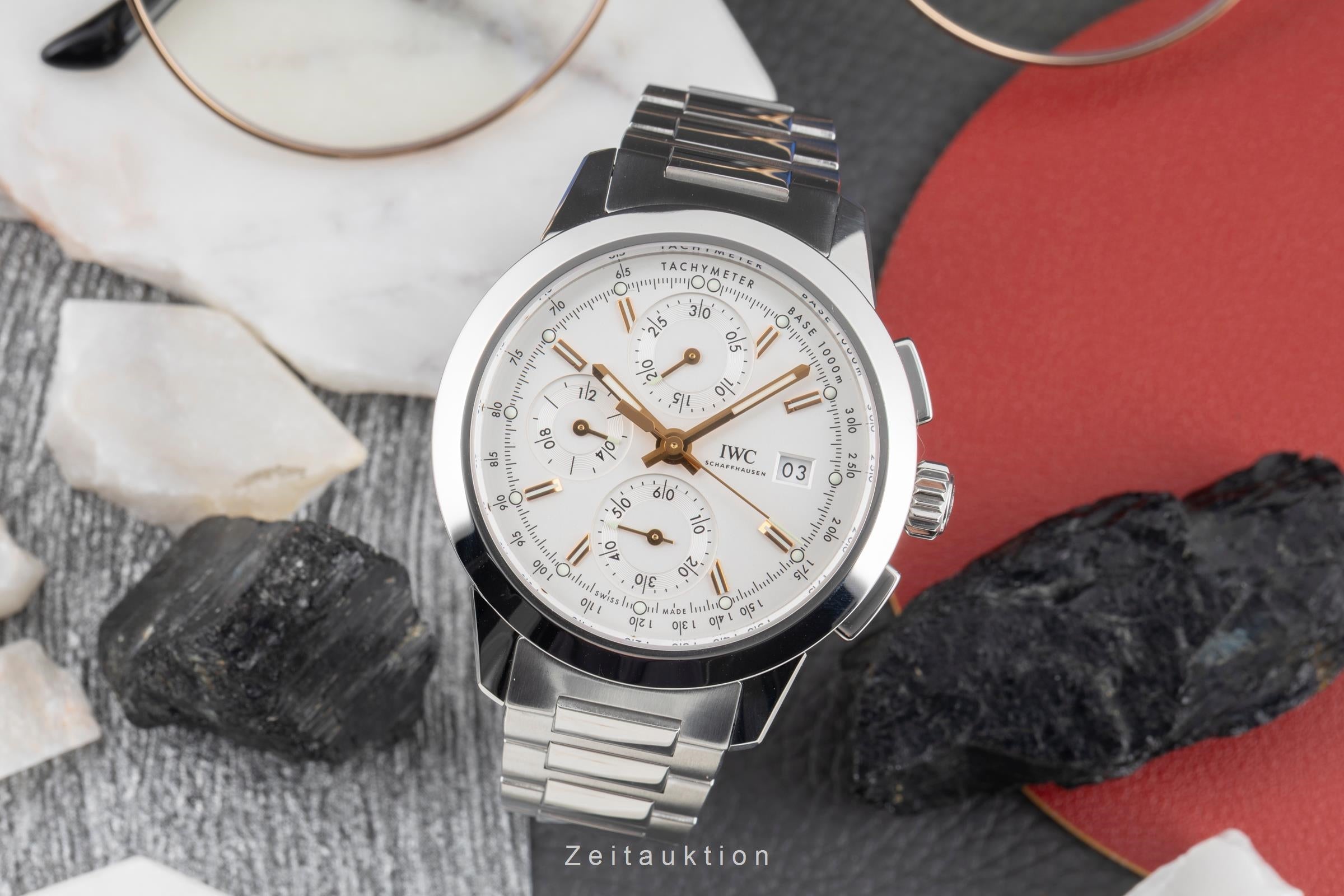 IWC Ingenieur cronografo acciaio automatismo orologio da uomo IW380801  [2603157]