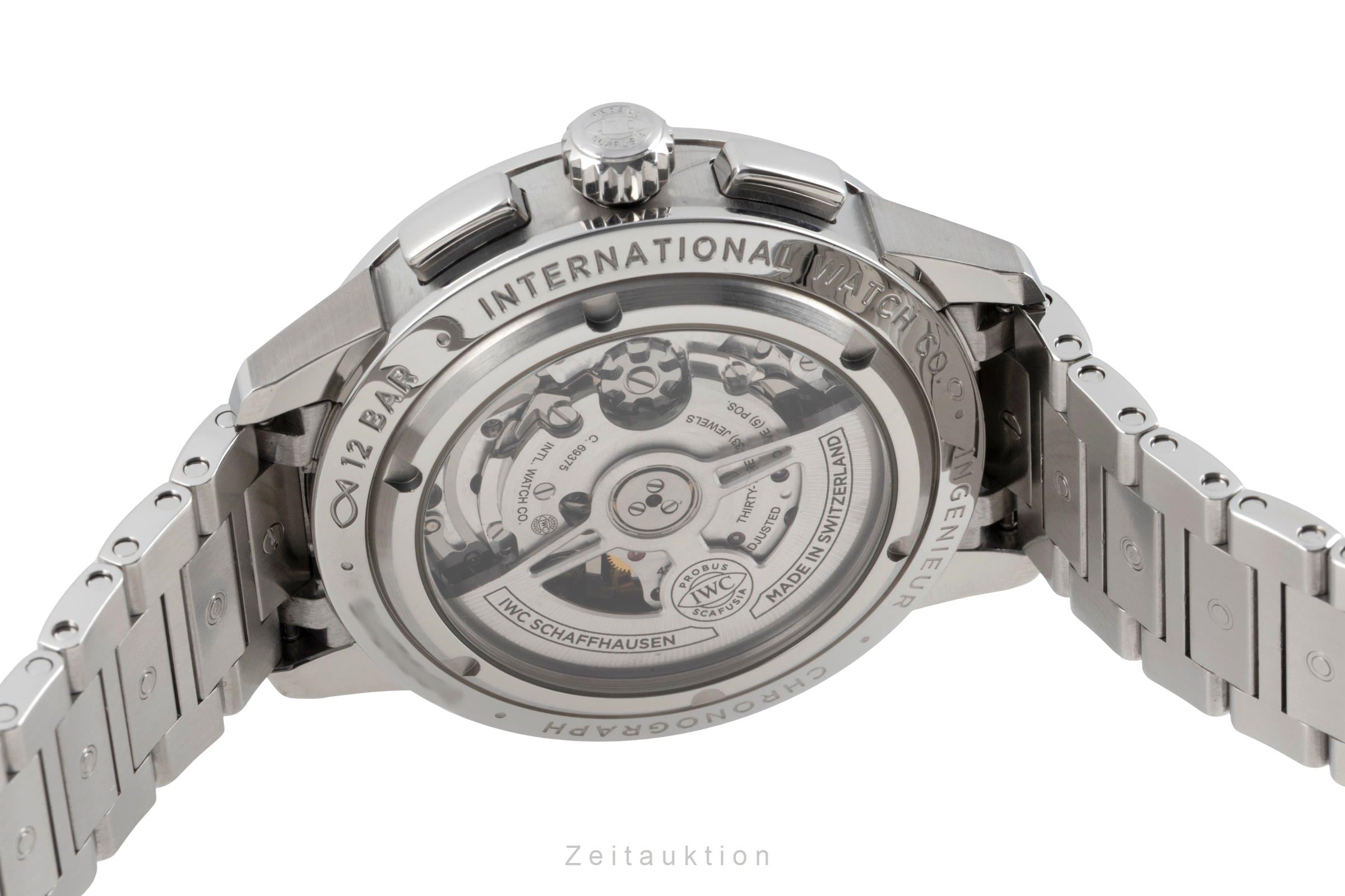 IWC Ingenieur cronografo acciaio automatismo orologio da uomo IW380801  [2603157]
