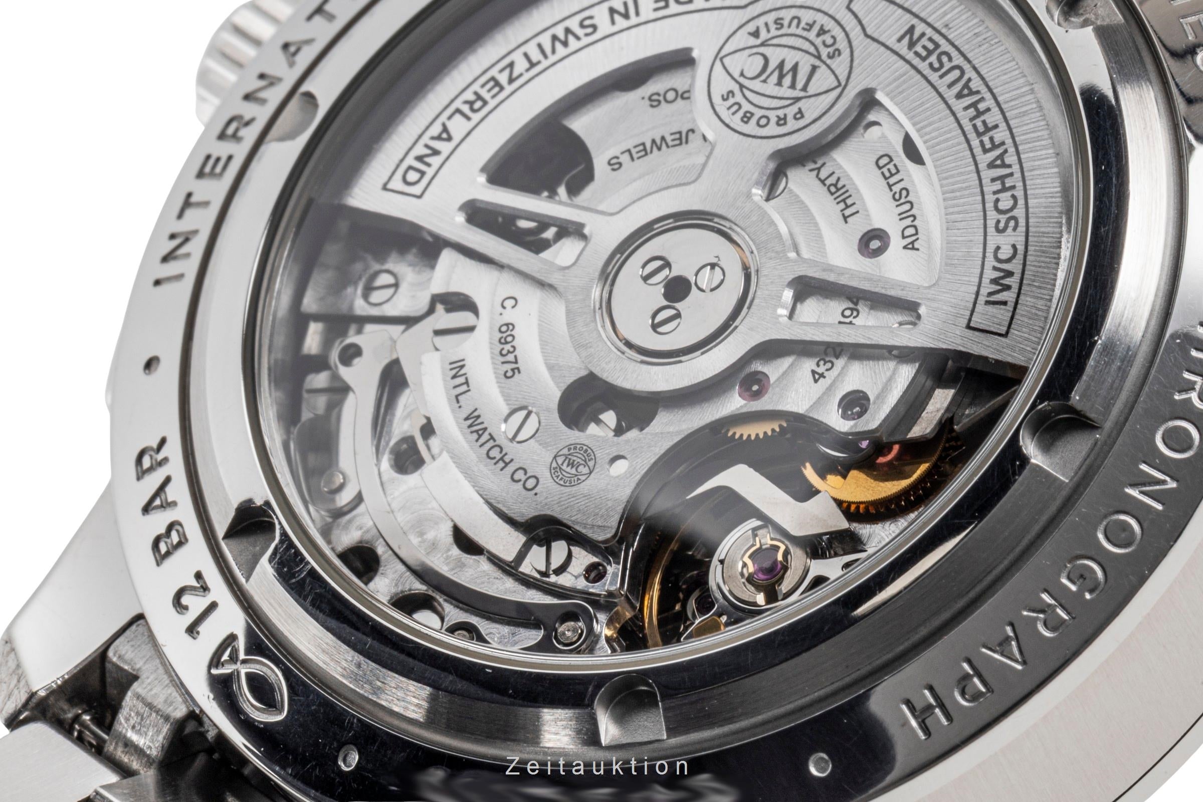 IWC Ingenieur cronografo acciaio automatismo orologio da uomo IW380801  [2603157]