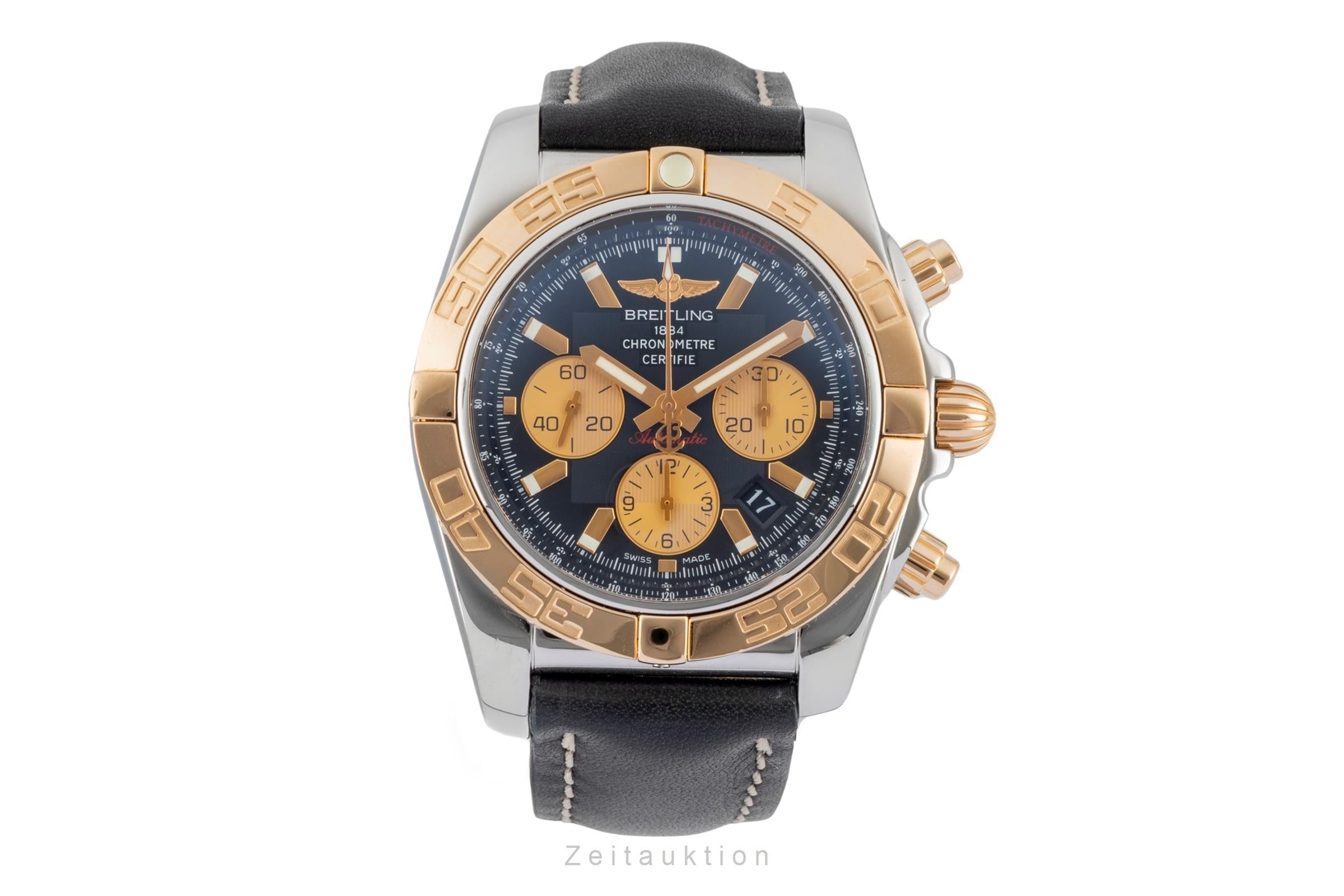 Breitling Chronomat 44 chronograph steel / gold automatic men's watch CB011012/B968  [2603161]