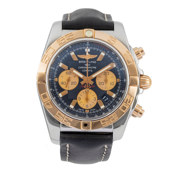 Breitling Chronomat 44 chronograph steel / gold automatic men's watch CB011012/B968  [2603161]