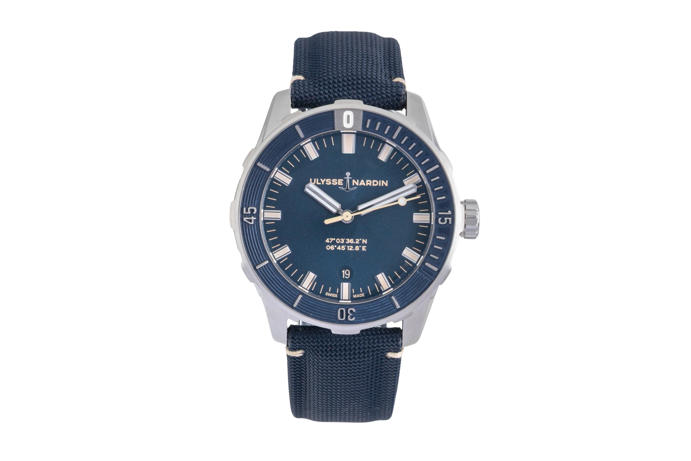 Ulysse Nardin Diver steel automatic men's watch 8163-175/93 LP: 7670EUR  [2603163]