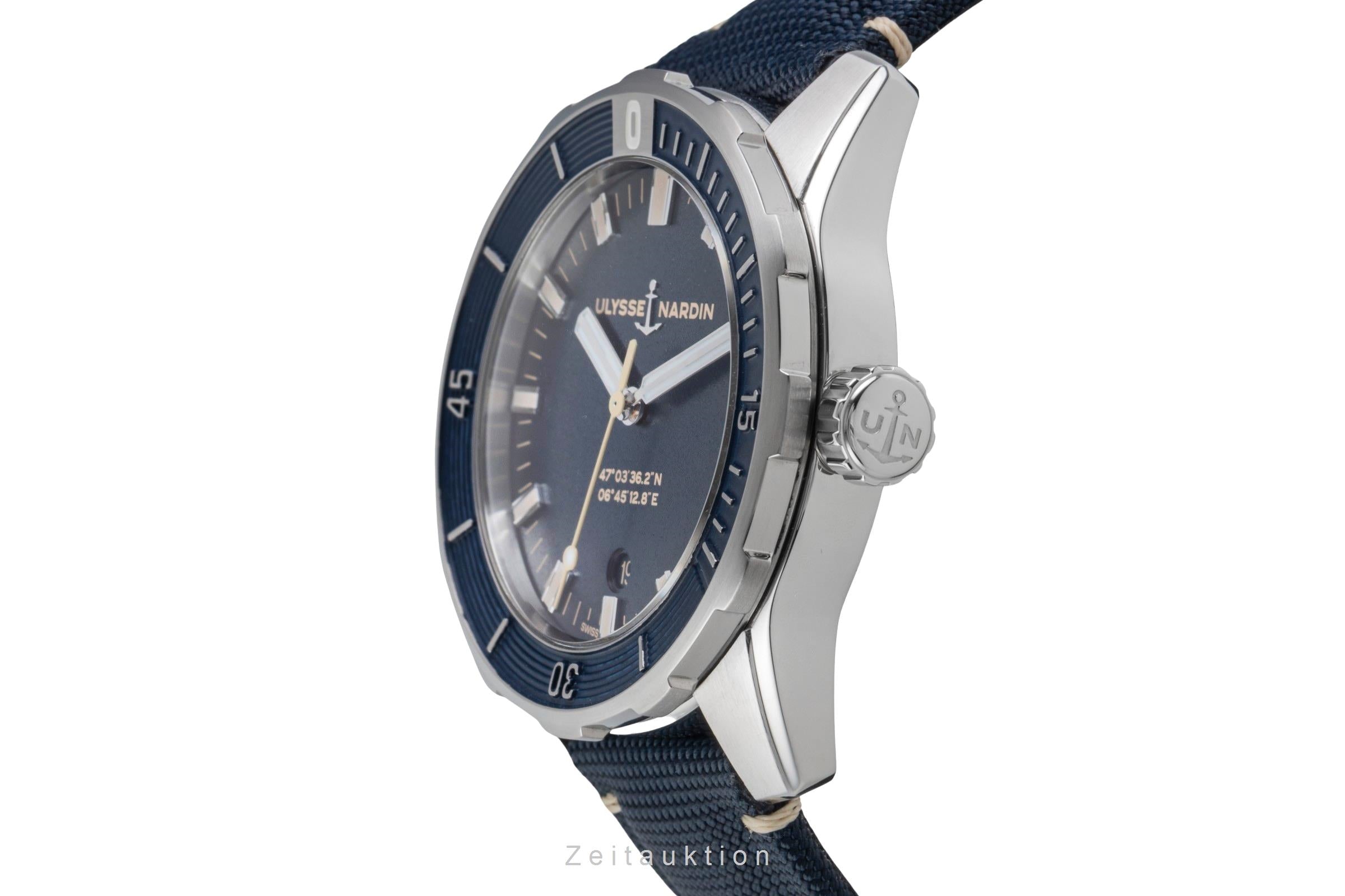 Ulysse Nardin Diver steel automatic men's watch 8163-175/93 LP: 7670EUR  [2603163]