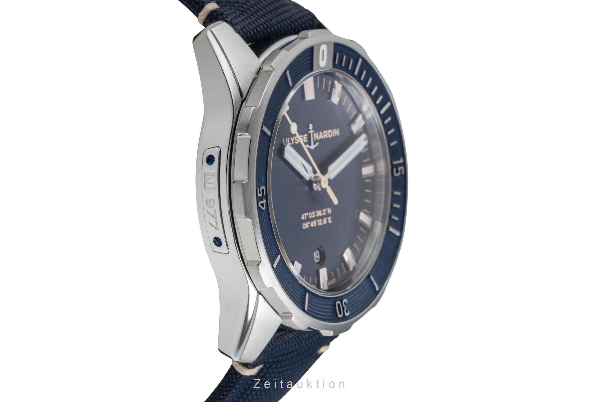 Ulysse Nardin Diver steel automatic men's watch 8163-175/93 LP: 7670EUR  [2603163]