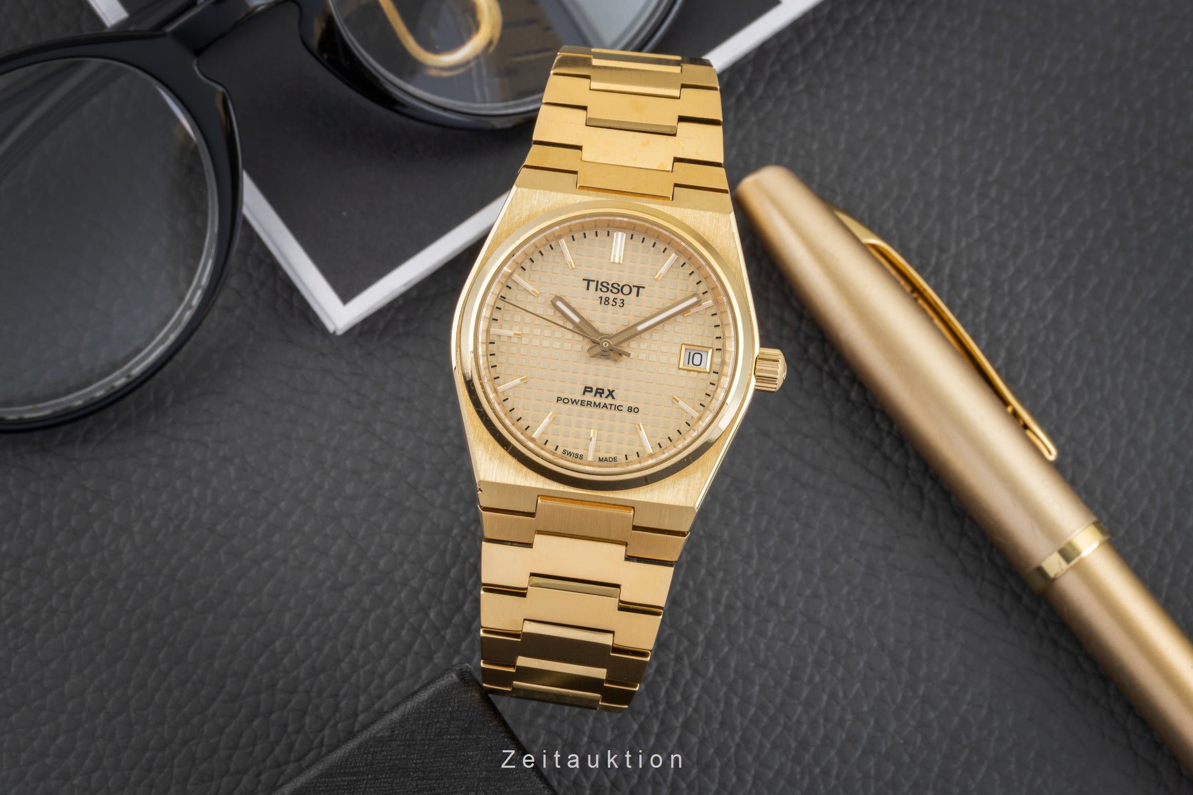 Tissot PRX 35 Powermatic 80 Automatik Medium Size Ref. T137.207.33.021.00 B&P [2603166]