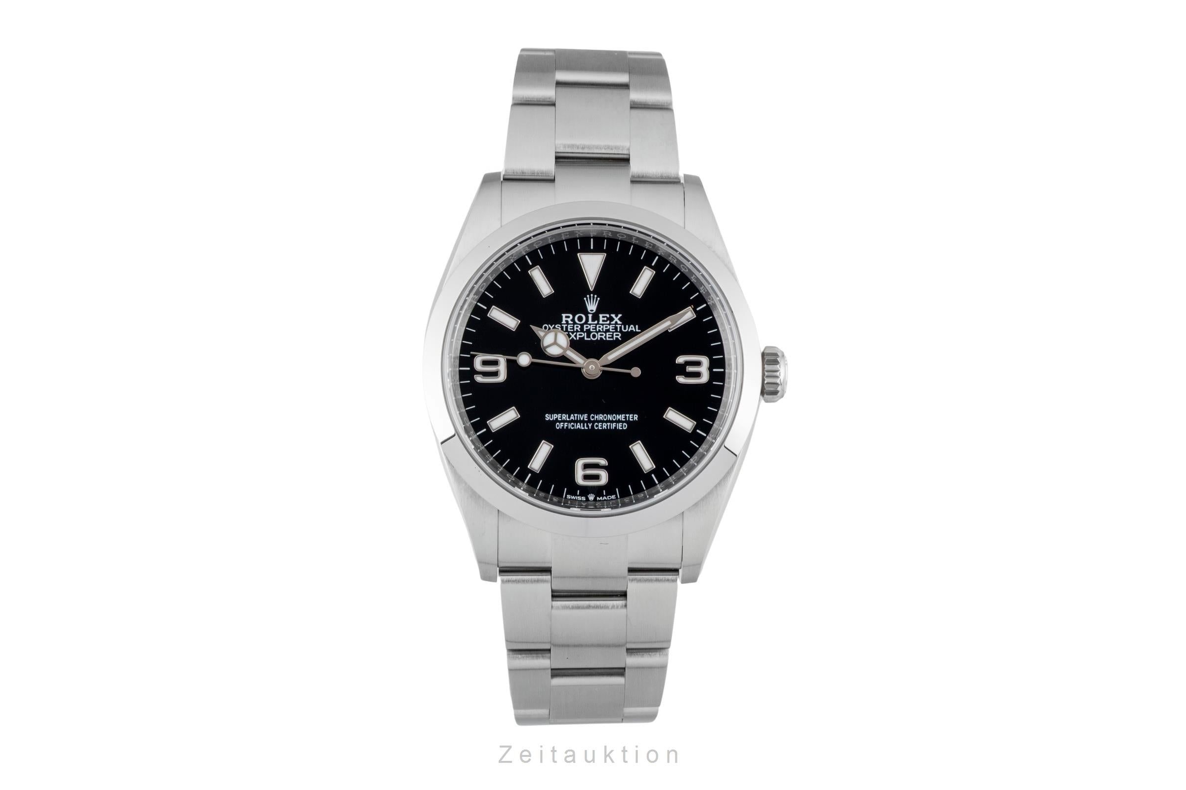 Rolex Explorer steel automatic men's watch M124270-0001  [2603167]