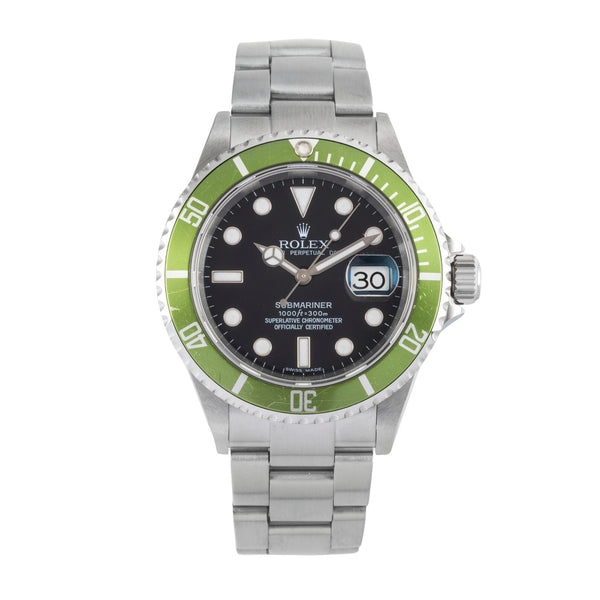 Rolex Submariner steel automatic men's watch 16610T, 16610LV  [2603168]