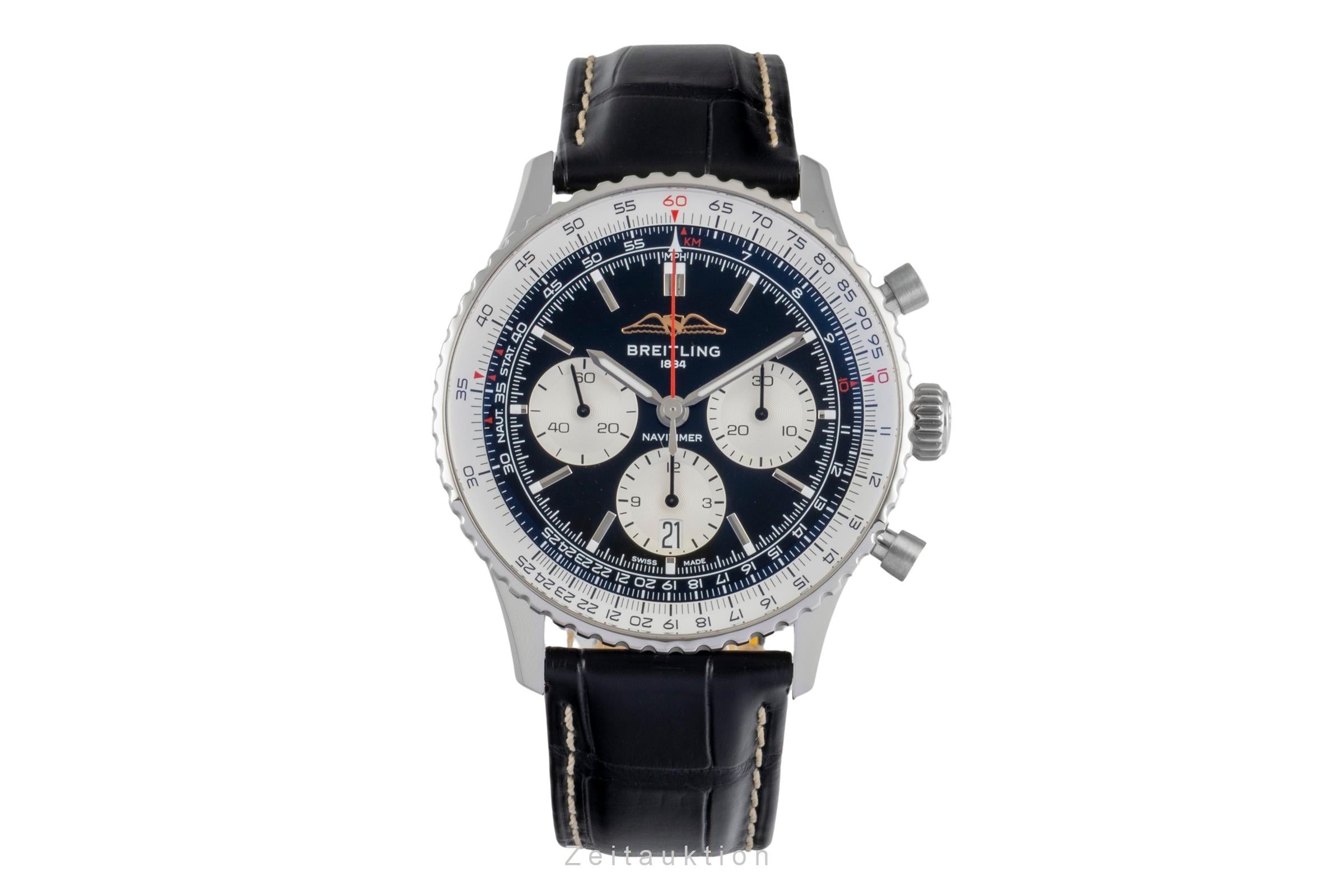 Breitling Navitimer cronografo acciaio automatismo orologio da uomo AB0138211B1P1 LP: 9500EUR  [2603169]