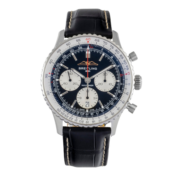 Breitling Navitimer cronografo acciaio automatismo orologio da uomo AB0138211B1P1 LP: 9500EUR  [2603169]