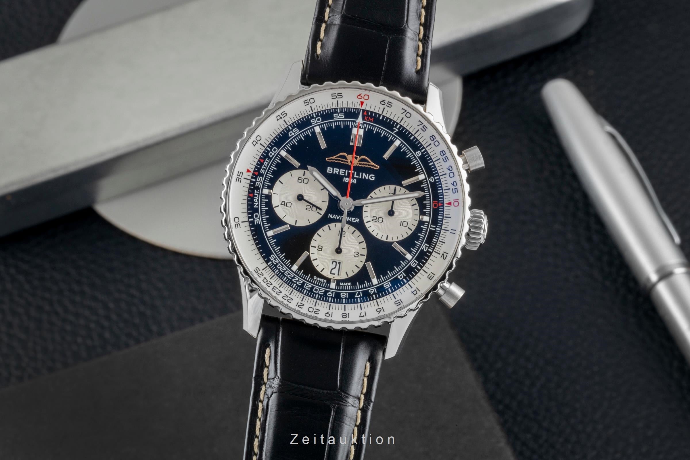 Breitling Navitimer B01 Chronograph 43 Stahl Automatik AB0138211B1P1 NP 9500,- € [2603169]