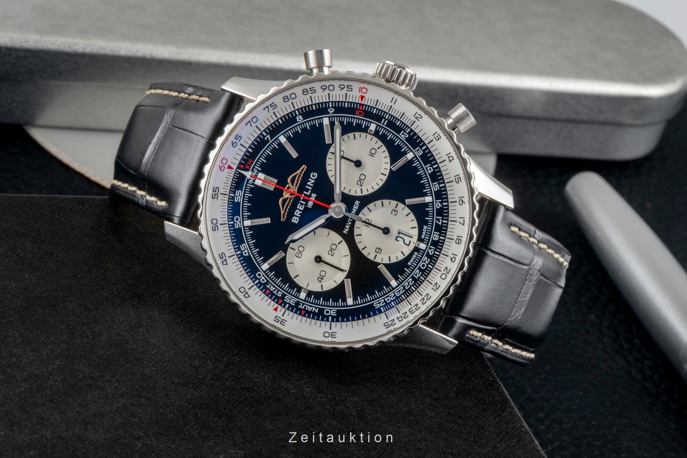Breitling Navitimer cronografo acciaio automatismo orologio da uomo AB0138211B1P1 LP: 9500EUR  [2603169]