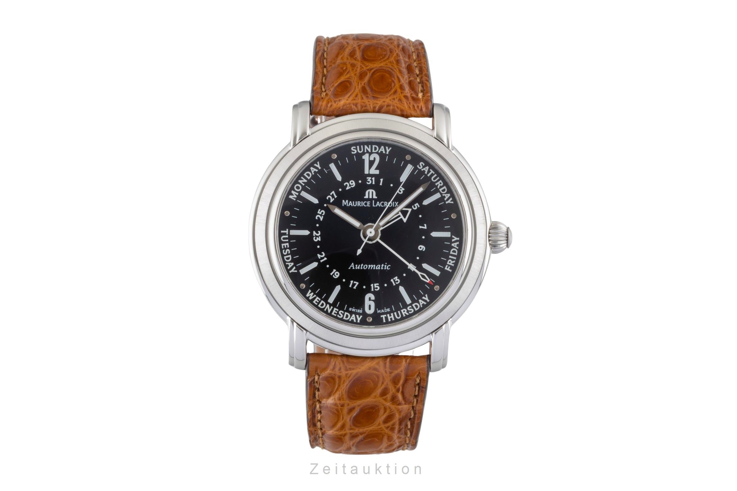 Maurice Lacroix Masterpiece acier automatique montre pour hommes 27857  [2603172]
