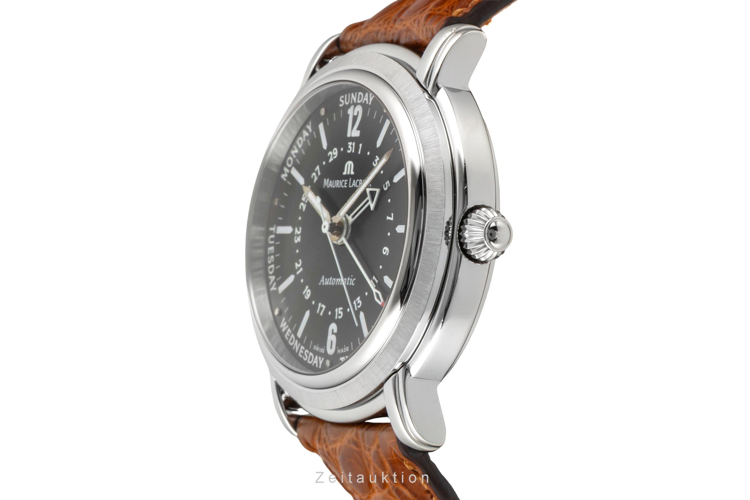 Maurice Lacroix Masterpiece acier automatique montre pour hommes 27857  [2603172]
