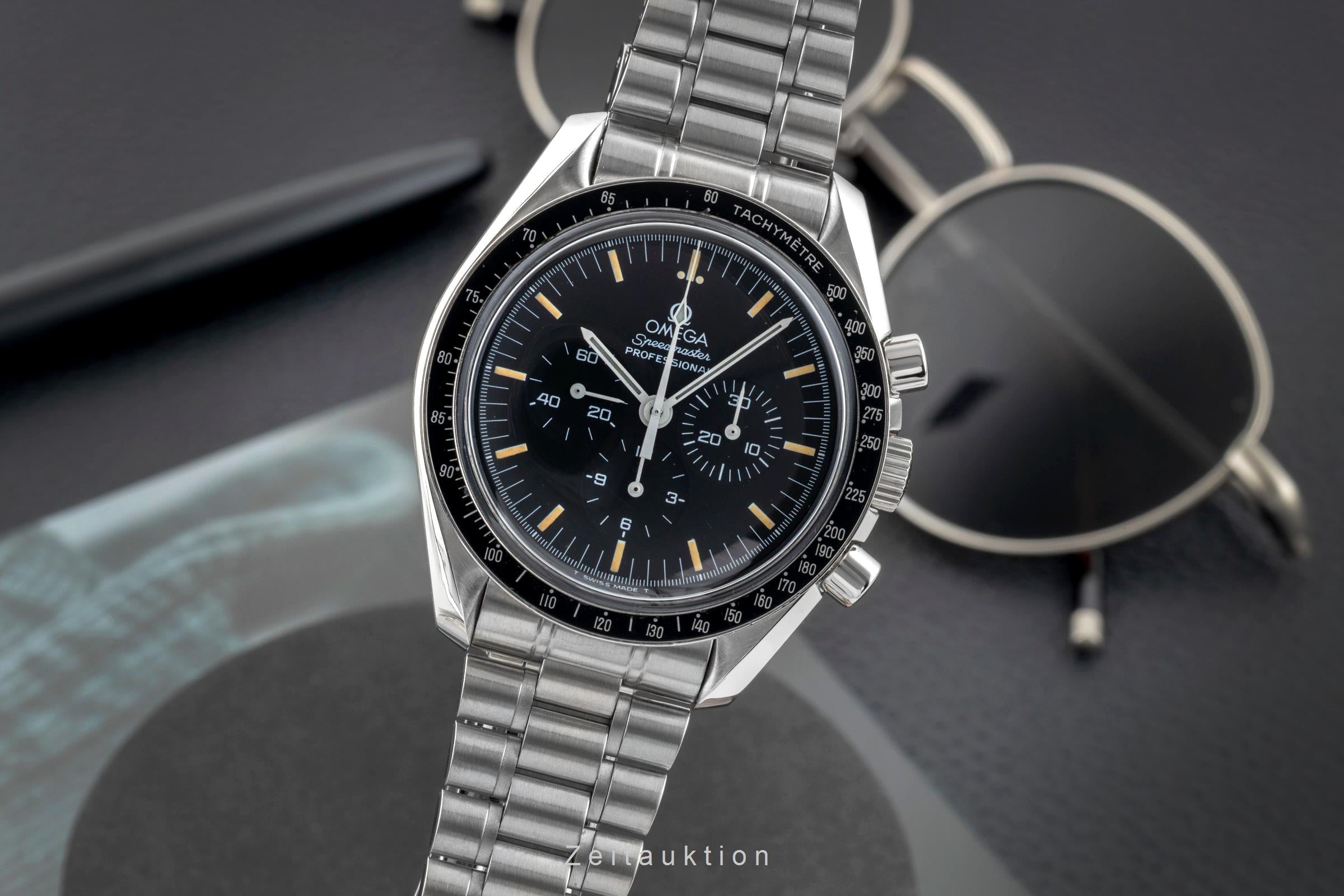 Omega Speedmaster Moonwatch cronógrafo acero cuerda manual reloj para caballeros 3590.50.00 LP: 7600EUR  [2603175]