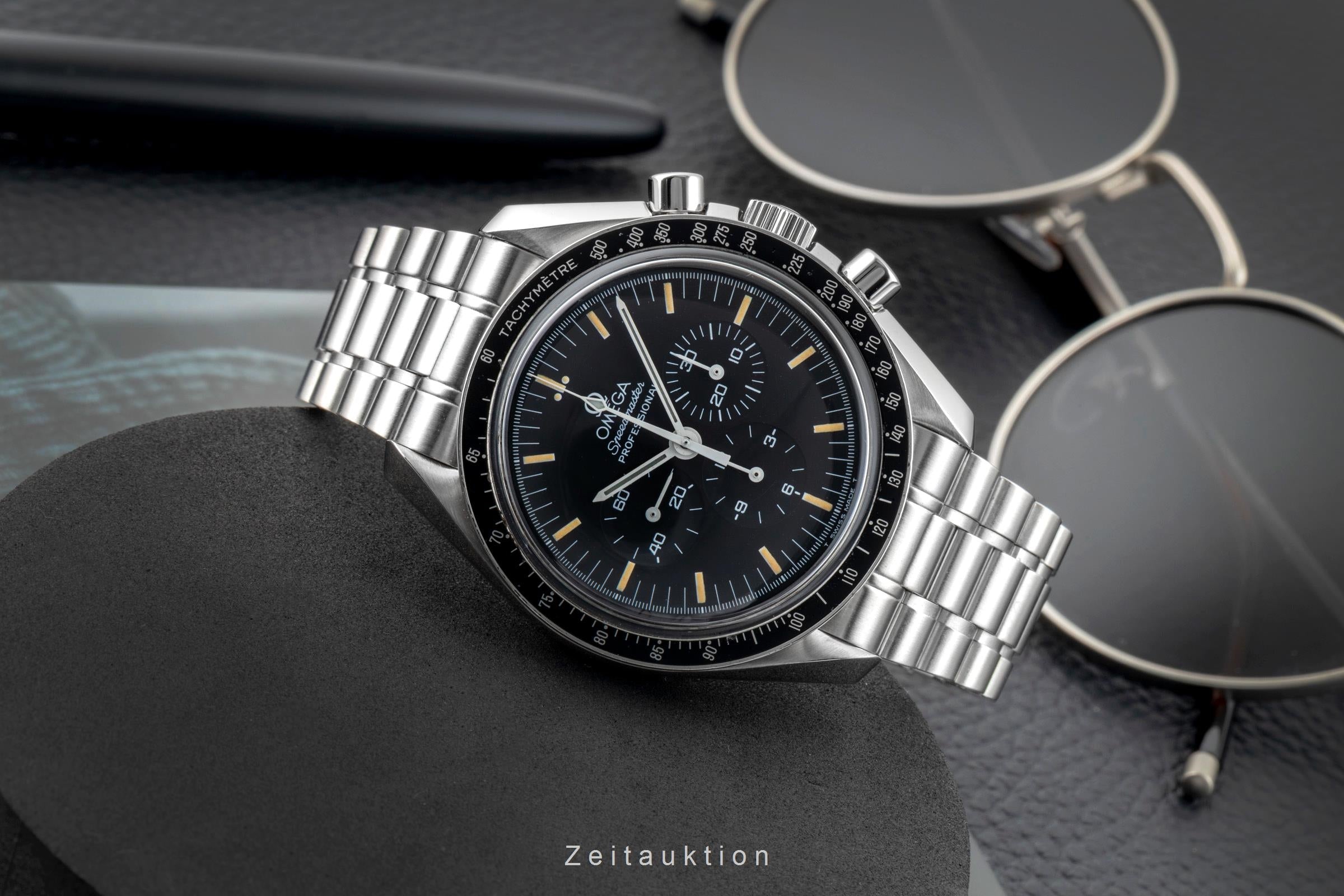 Omega Speedmaster Moonwatch cronógrafo acero cuerda manual reloj para caballeros 3590.50.00 LP: 7600EUR  [2603175]