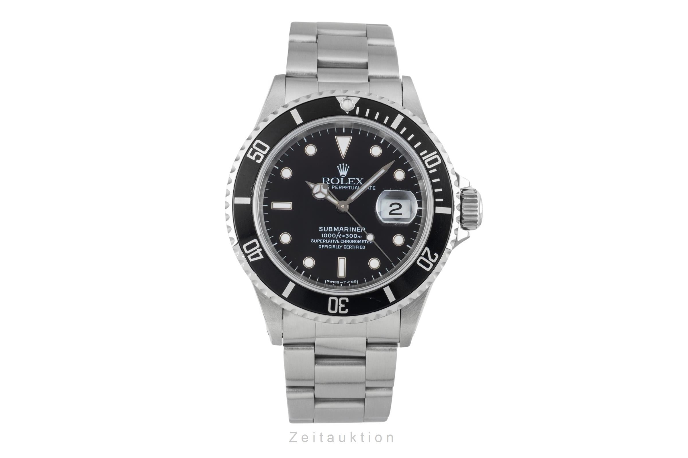 Rolex Submariner steel automatic men's watch 16610  [2603176]
